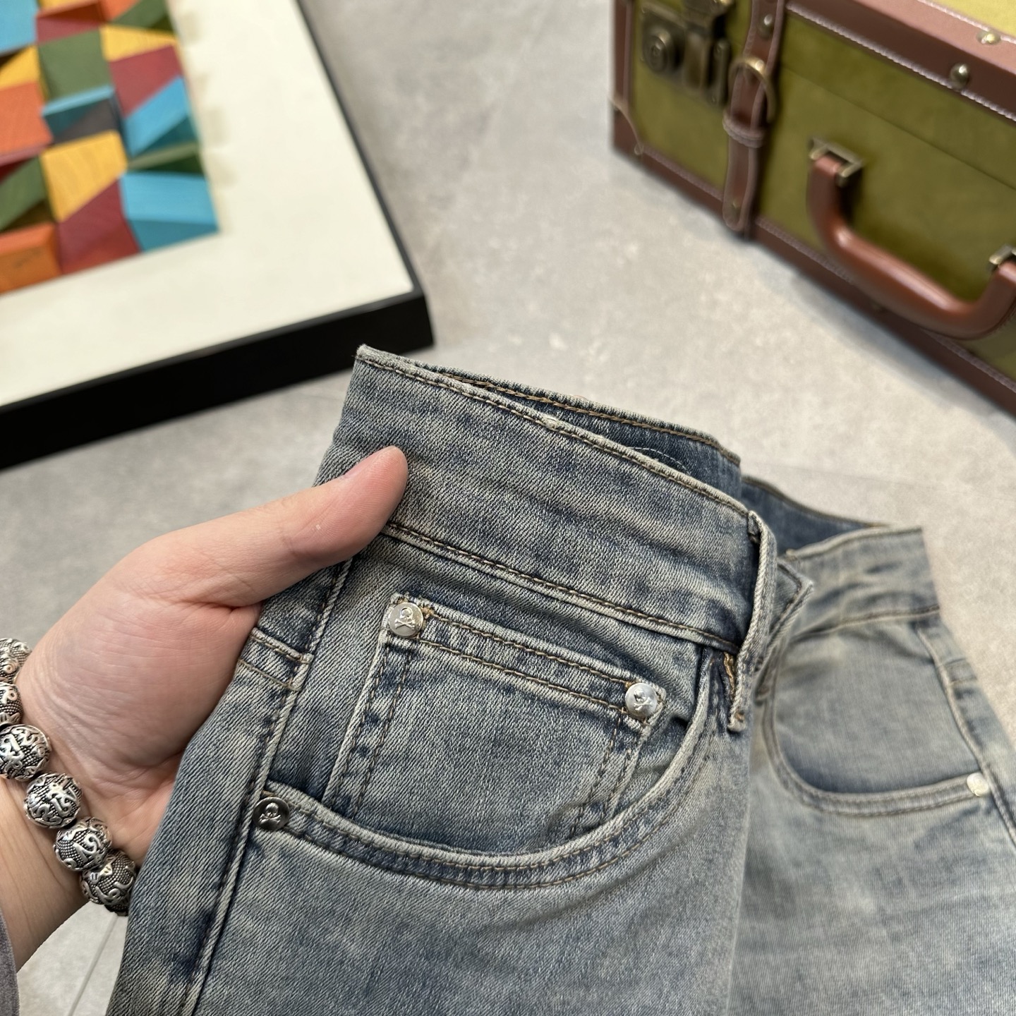 Mastermind Japan 2025SS Men’s Mono-Cowjacks: High-Grade Water-Washed Denim Collection Launch - 图片 6