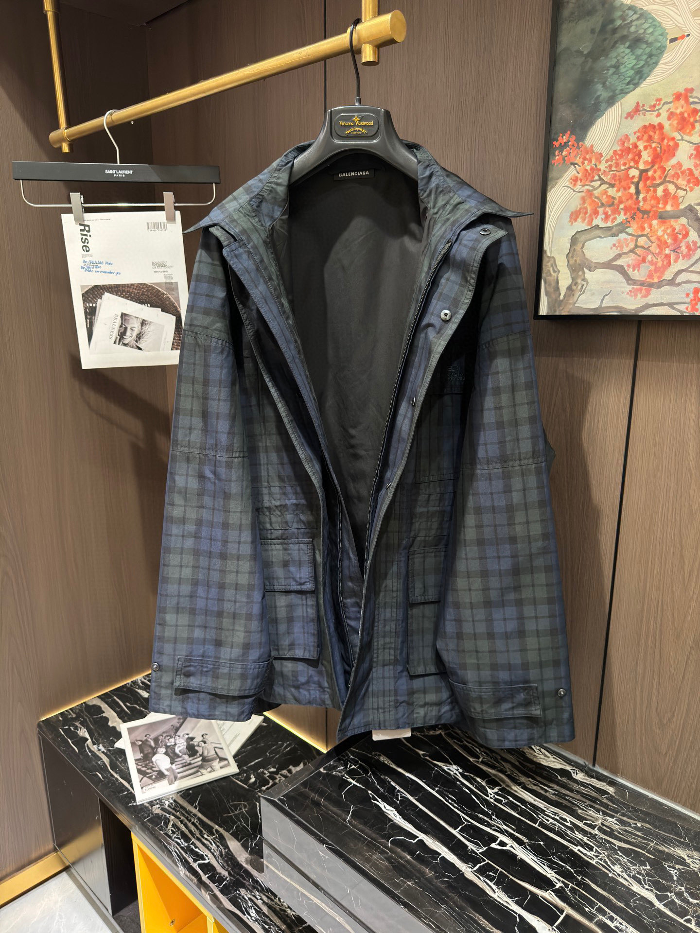P1425 “BAL25S SPRINGS AND SUMMERS NEW MAN” JACKET… NUMBER 32 34 36 LOOSE VERSION - 图片 2