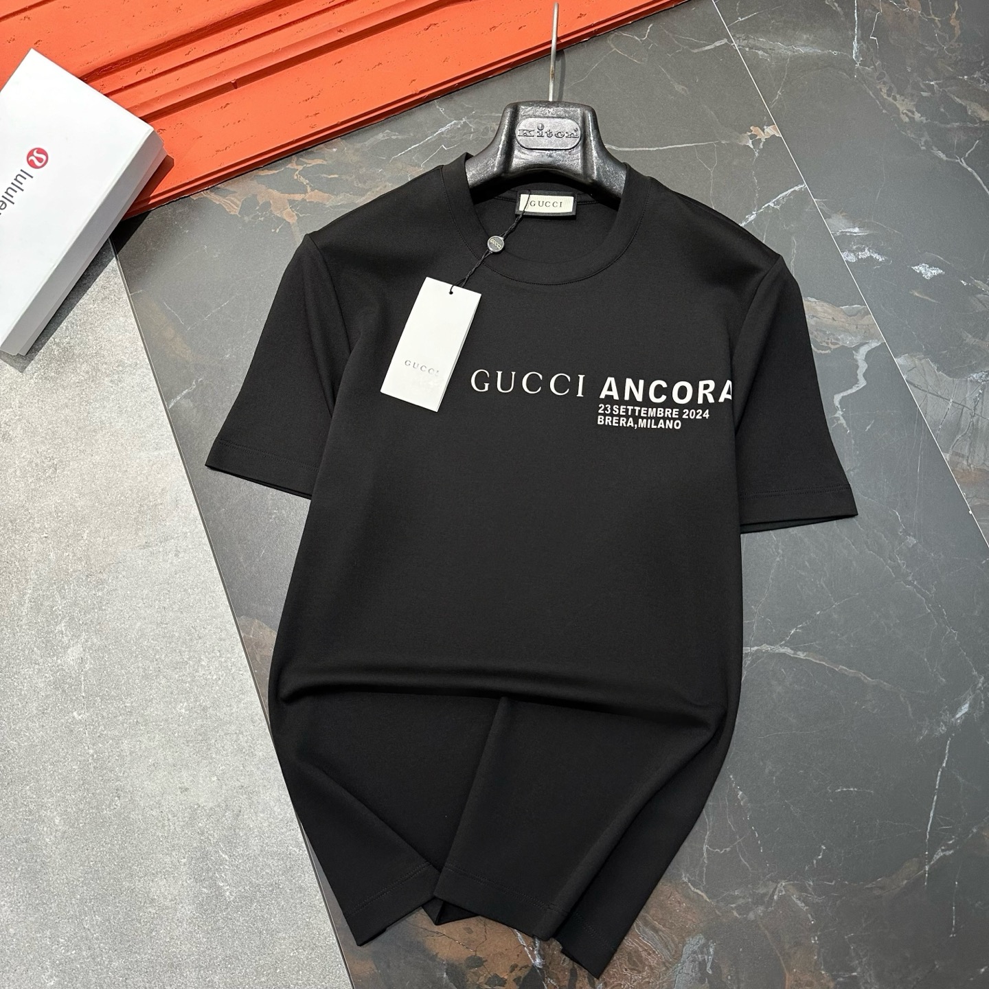 P-525 GU25 SUMMER MALE CIRCLE SHORT SLEEVES CODE M-4XL - 图片 2