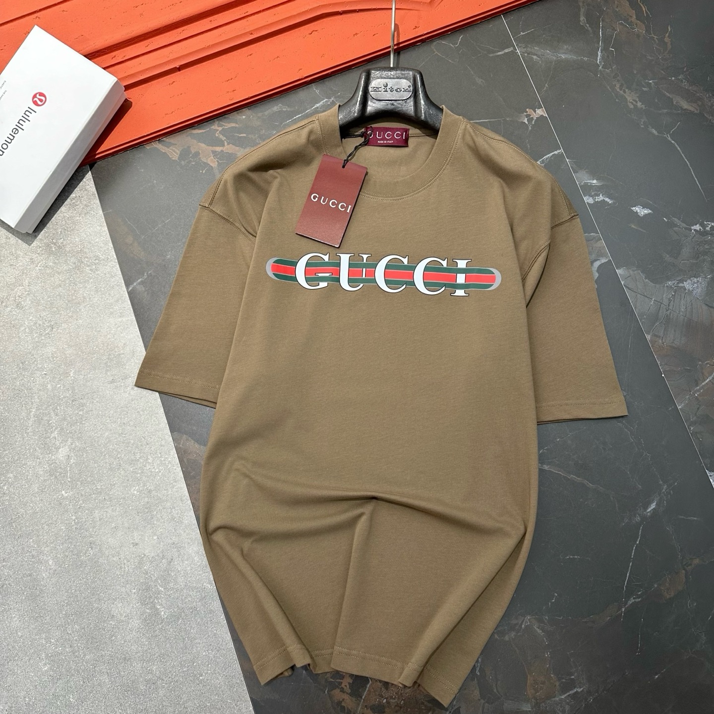 P525 GU25 SUMMER MEN ROUND SHORT SLEEVES CODE S-3XL - 图片 3