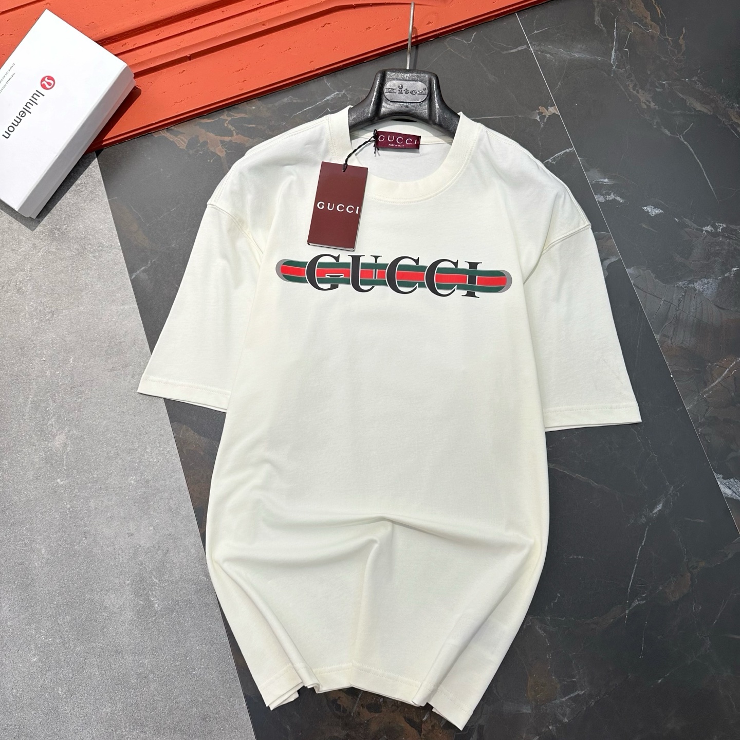 P525 GU25 SUMMER MEN ROUND SHORT SLEEVES CODE S-3XL - 图片 4