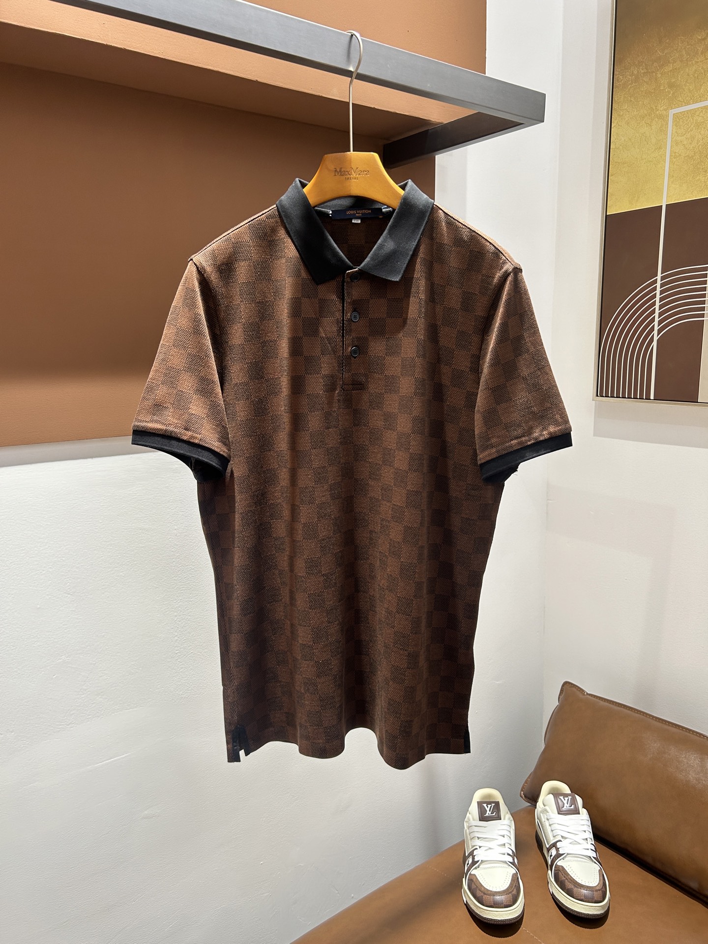 1V26夏季男士POLO 丝光珠地棉，轻商务版型 撞色设计 实拍！码数M-4XL