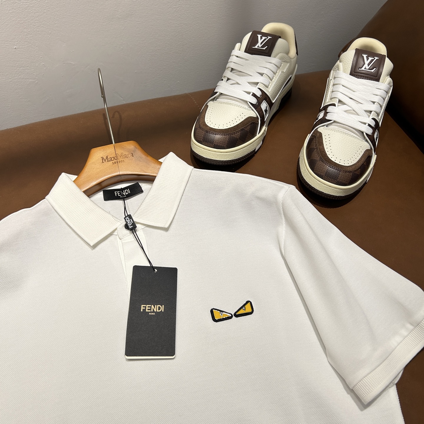 芬迪FEND126夏季男士POLO 丝光珠地棉 码数M-3XL