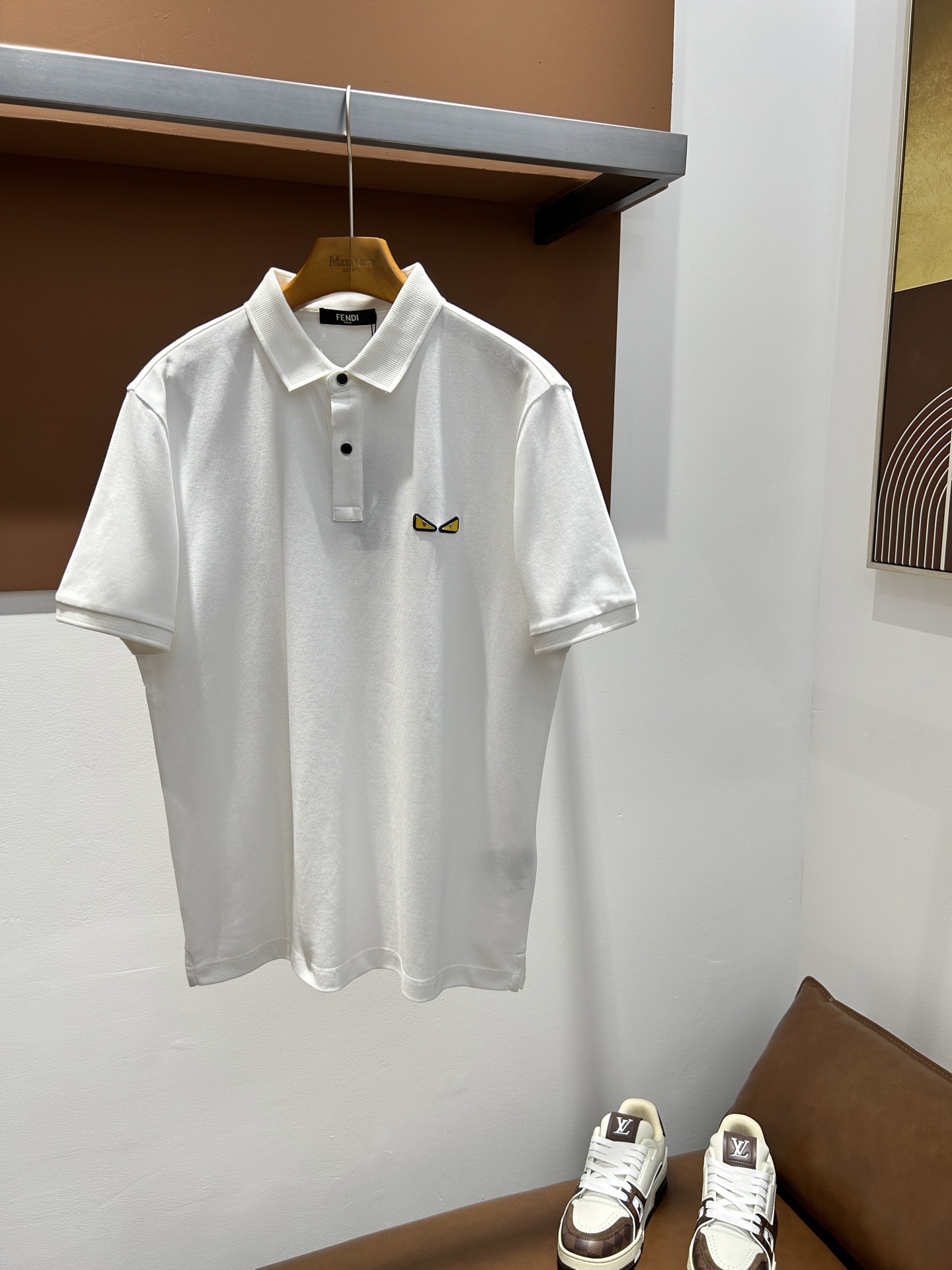 芬迪FEND126夏季男士POLO 丝光珠地棉 码数M-3XL