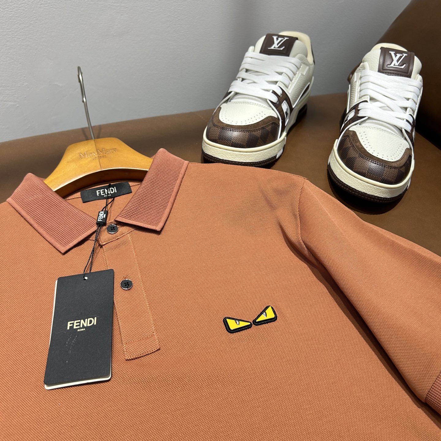 芬迪FEND126夏季男士POLO 丝光珠地棉 码数M-3XL