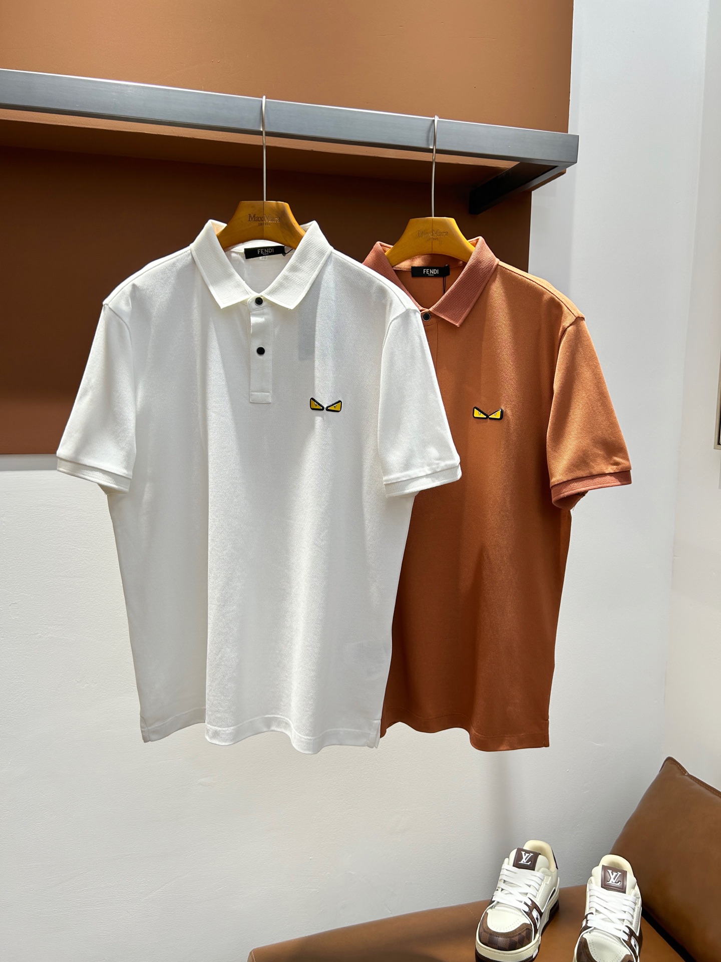 芬迪FEND126夏季男士POLO 丝光珠地棉 码数M-3XL