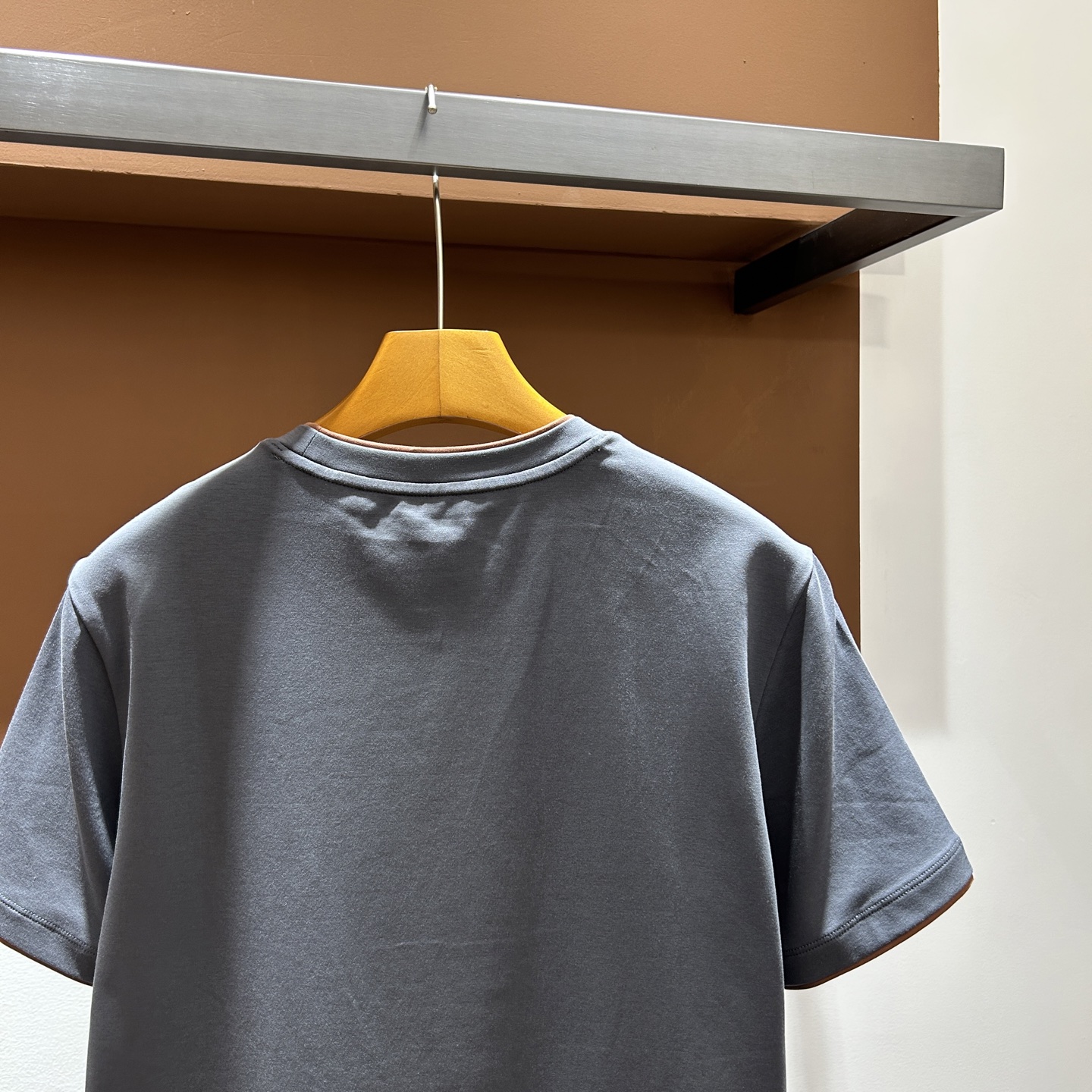 杰尼亚ZZ26夏季男士圆领短袖 蚕丝莫代尔棉 码数M-3XL