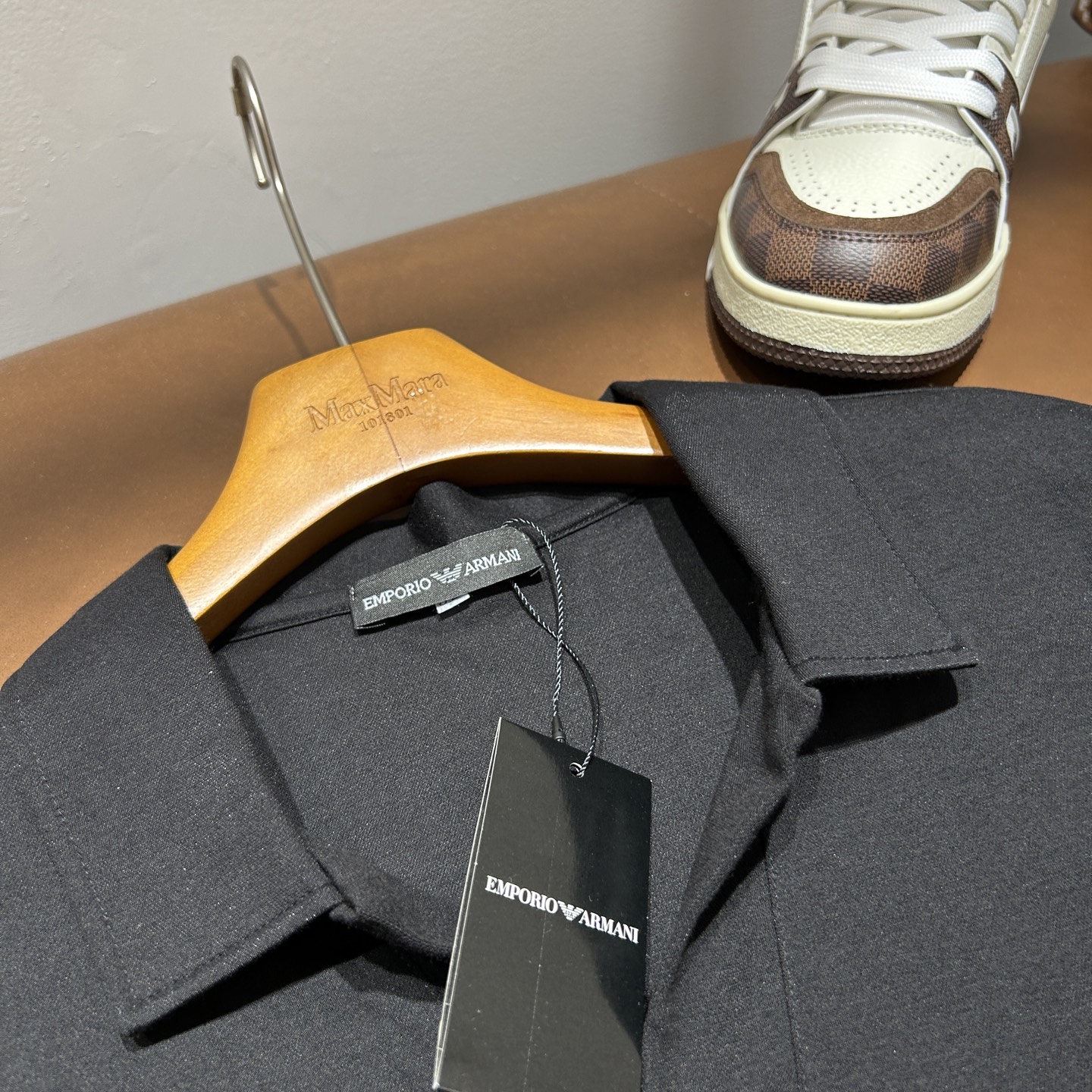 阿玛尼EA26夏季男士反驳领POLO 老钱风系列，中规中矩棉麻 码数M-3XL