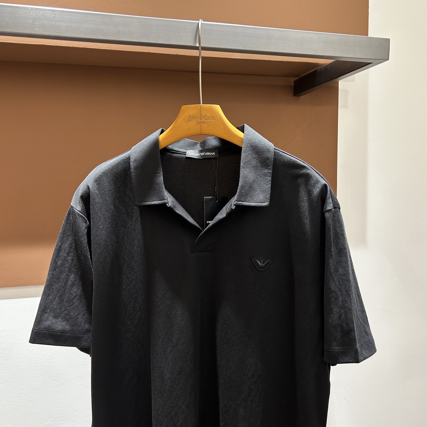 阿玛尼EA26夏季男士反驳领POLO 老钱风系列，中规中矩棉麻 码数M-3XL