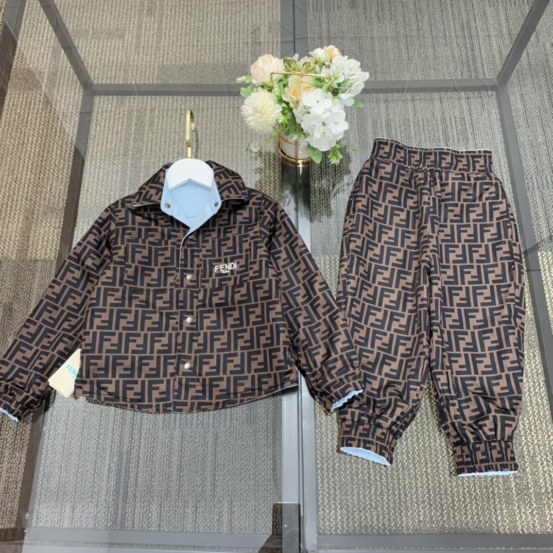 芬迪 Fendi 高级成衣风衣外套及大衣服饰 #E421E4EF 9