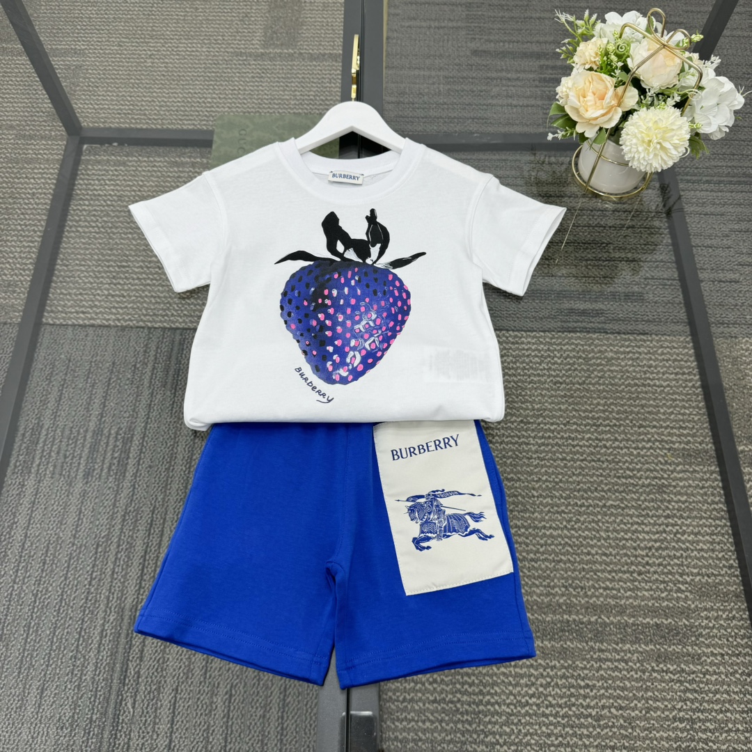 New Inventory: 100/110 Bbr-Berry Shorts for Boys and Girls, Size 100-160. - 图片 2