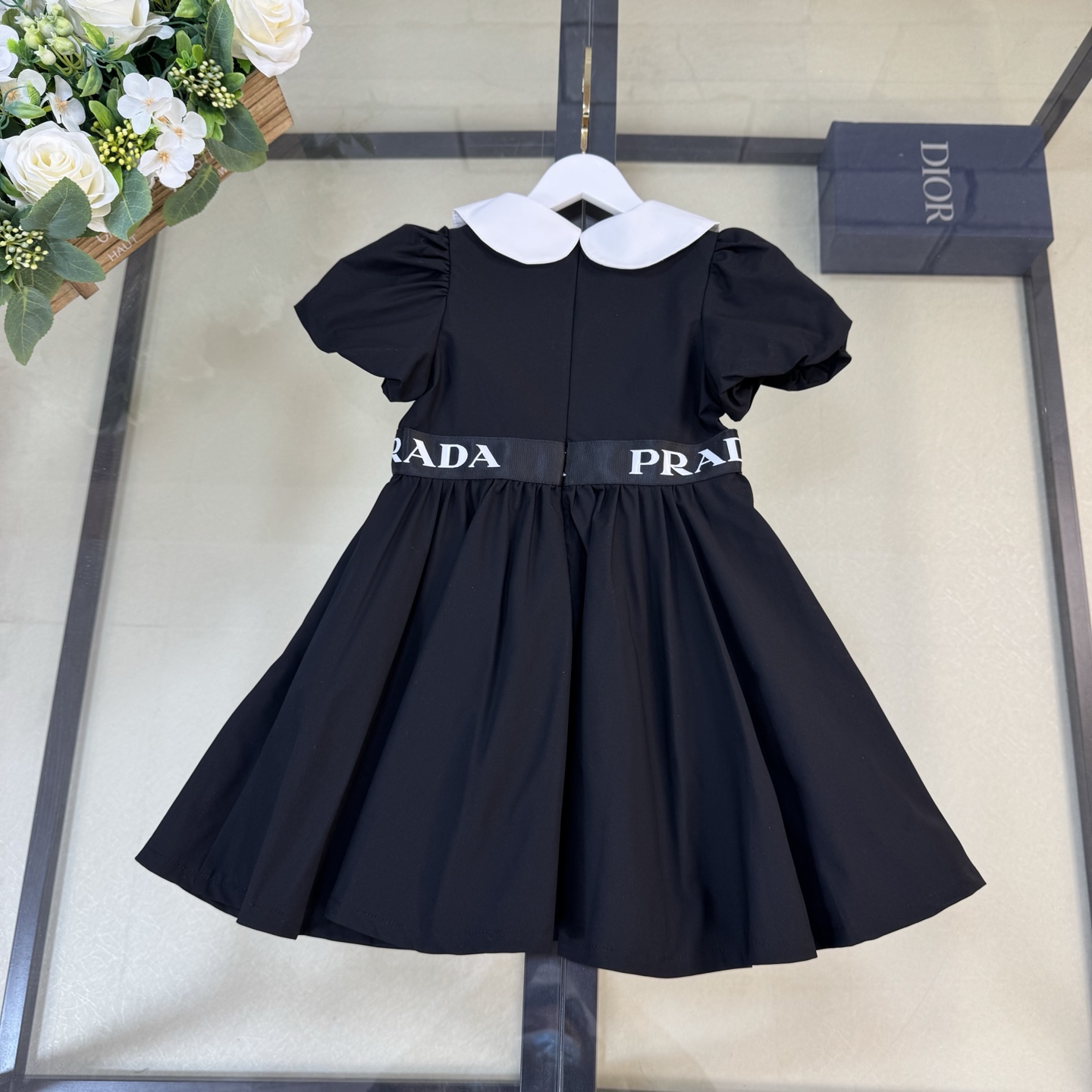 Prada Children’s Bubble-Sleeve Dress: 100% Cotton, Size 110-150, $429 - 图片 7