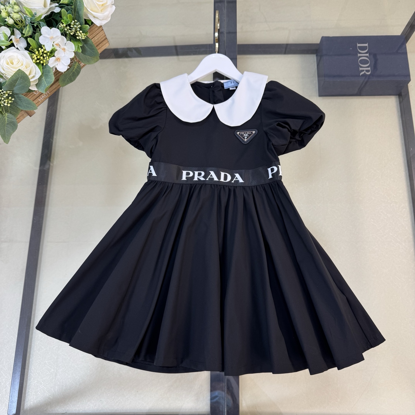 Prada Children’s Bubble-Sleeve Dress: 100% Cotton, Size 110-150, $429 - 图片 8