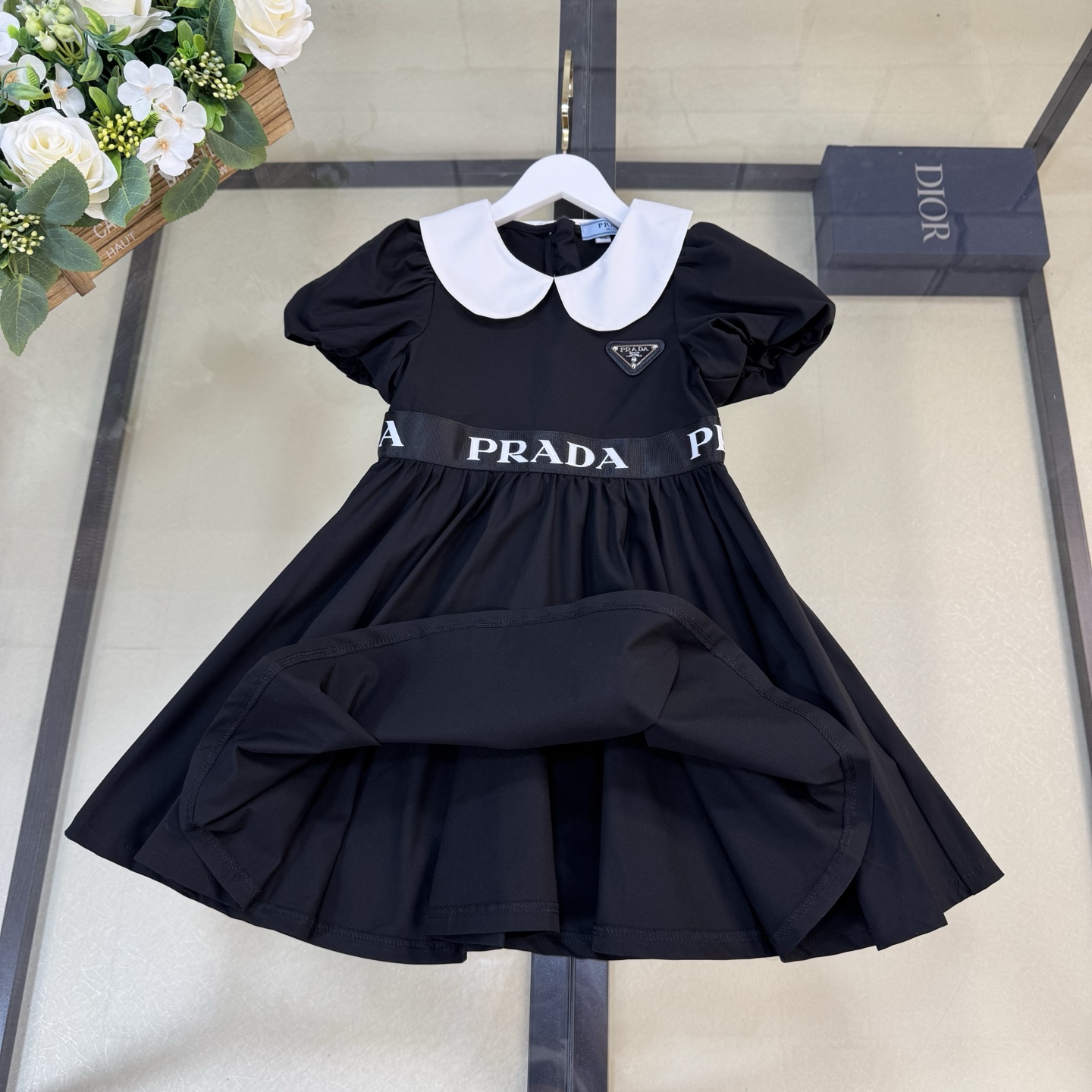 Prada Children’s Bubble-Sleeve Dress: 100% Cotton, Size 110-150, $429 - 图片 6