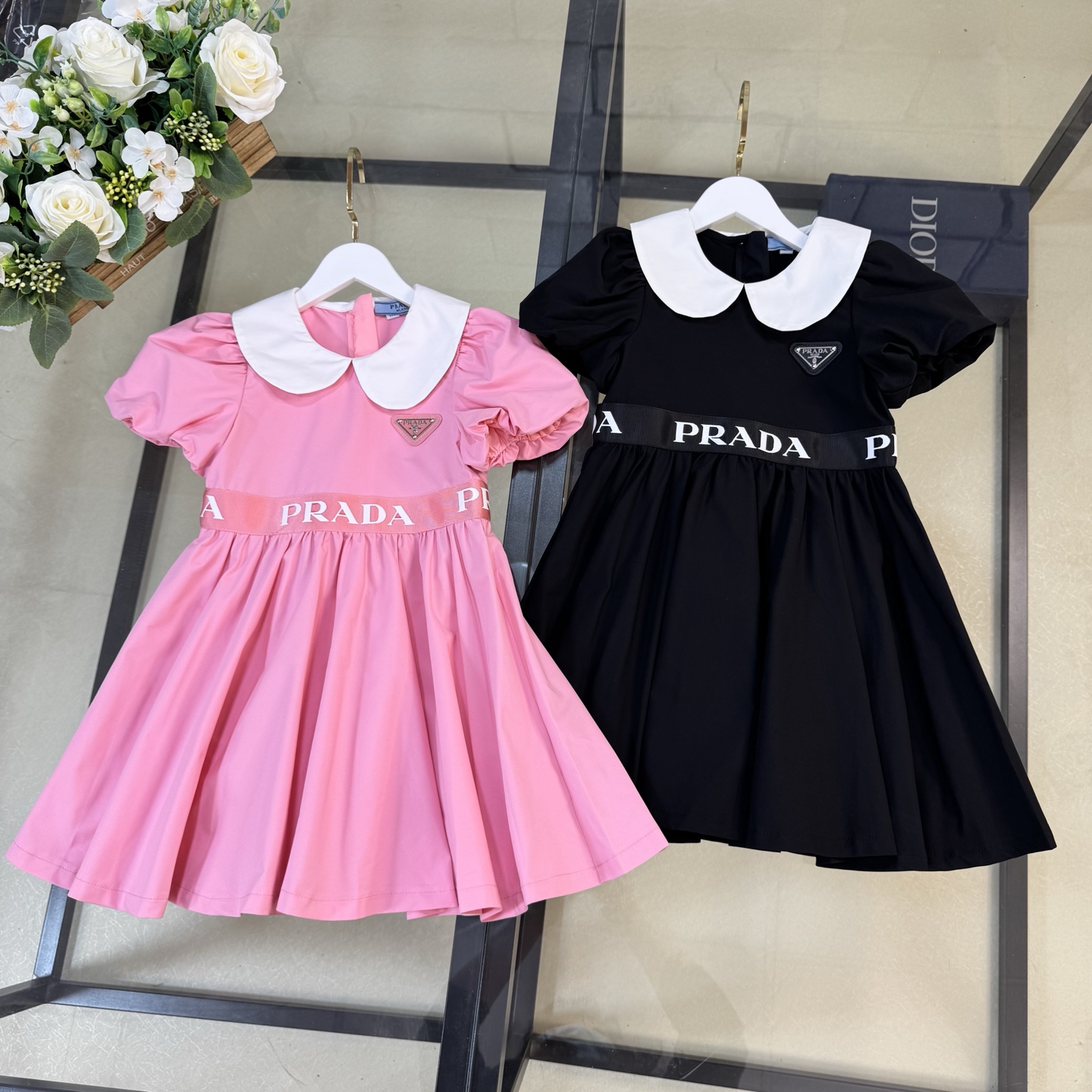 Prada Children’s Bubble-Sleeve Dress: 100% Cotton, Size 110-150, $429 - 图片 9