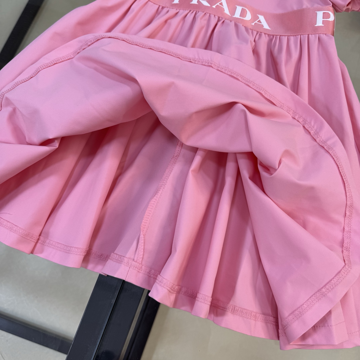 Prada Children’s Classic Bubble-Sleeve Dress: 100% Cotton, Spot Size 110-160, 348% Cash Benefit - 图片 6