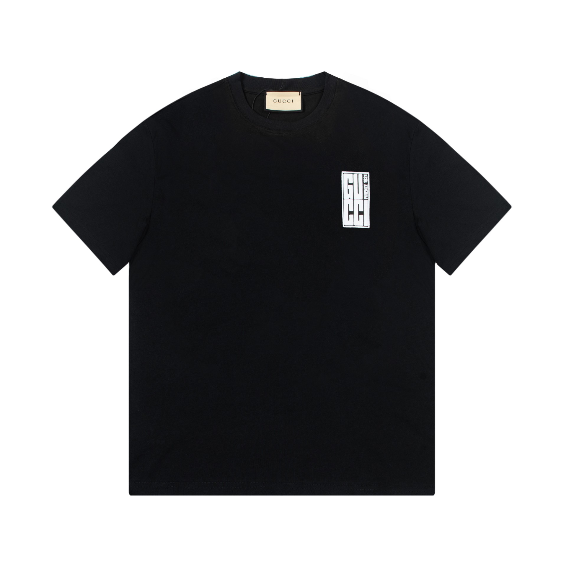 Gucci Vêtements T-Shirt Noir Blanc Coton