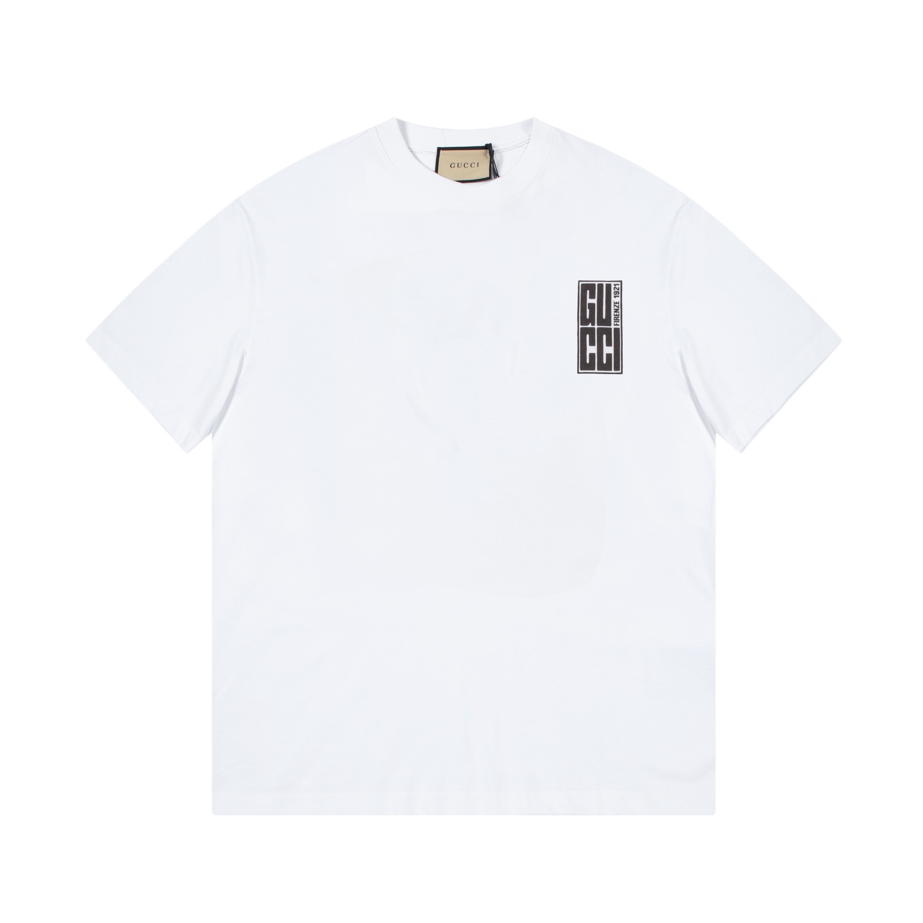 Gucci Vêtements T-Shirt Noir Blanc Coton
