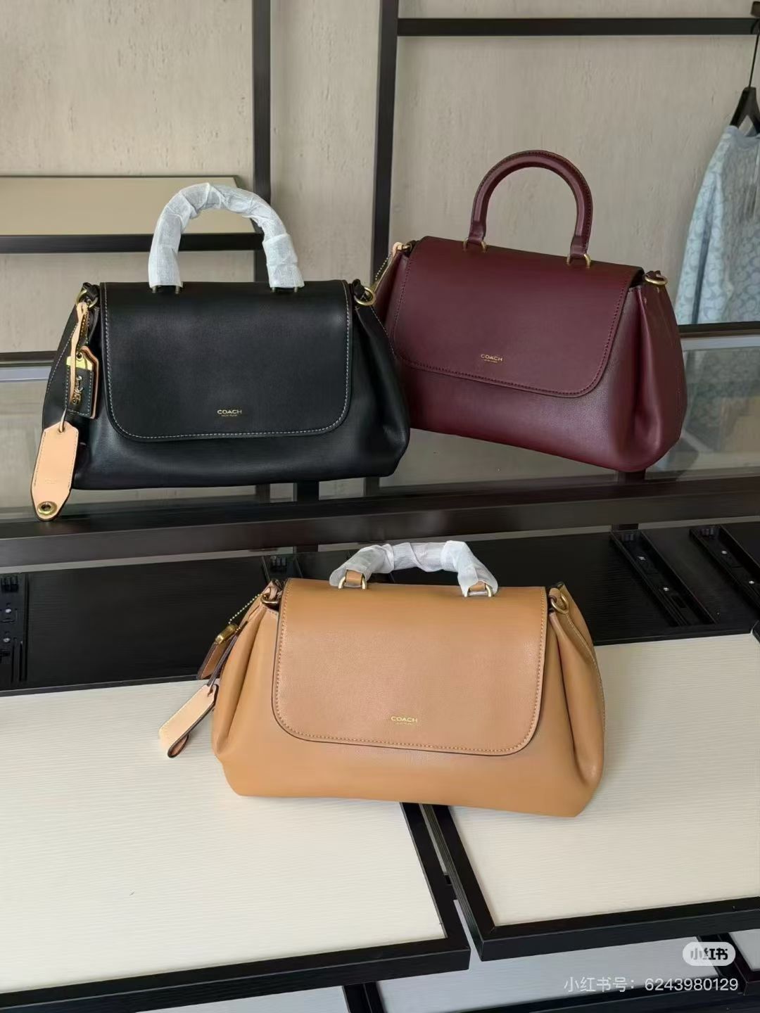 [coach26 high-end new product] C family women's SLOUCHY ROGUE handbag crossbody bag shoulder bag high-end CCC39 size 35.5*21*16