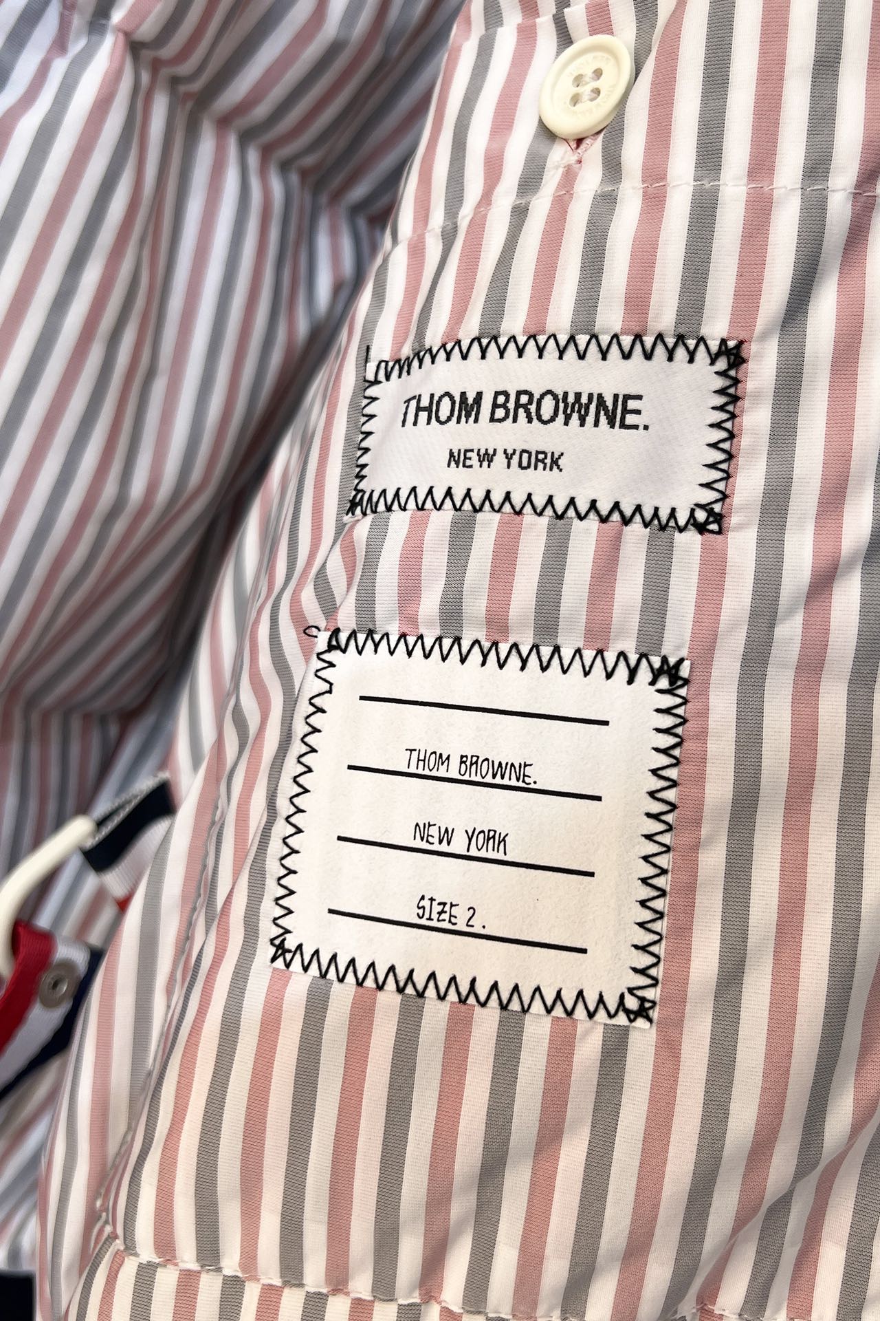 TB/Thombrowne2024秋冬专柜最新款棒球服羽绒服手臂顶级时尚经典四条杠设计三标齐全！原版五金