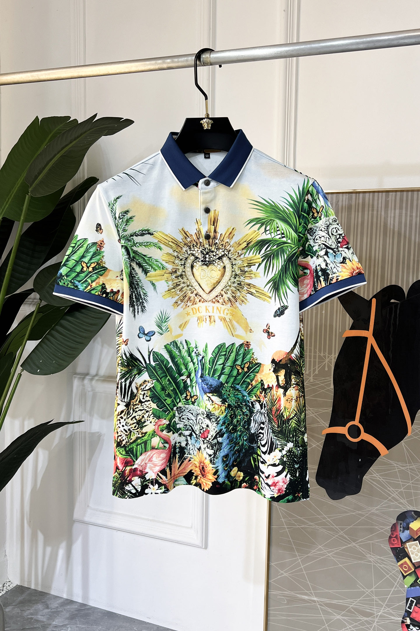 DG-2025SS Men's Polo Shirt - Premium Cotton, 5D Print, Stylish and Comfortable 2 i1738640560294 4701 0 0