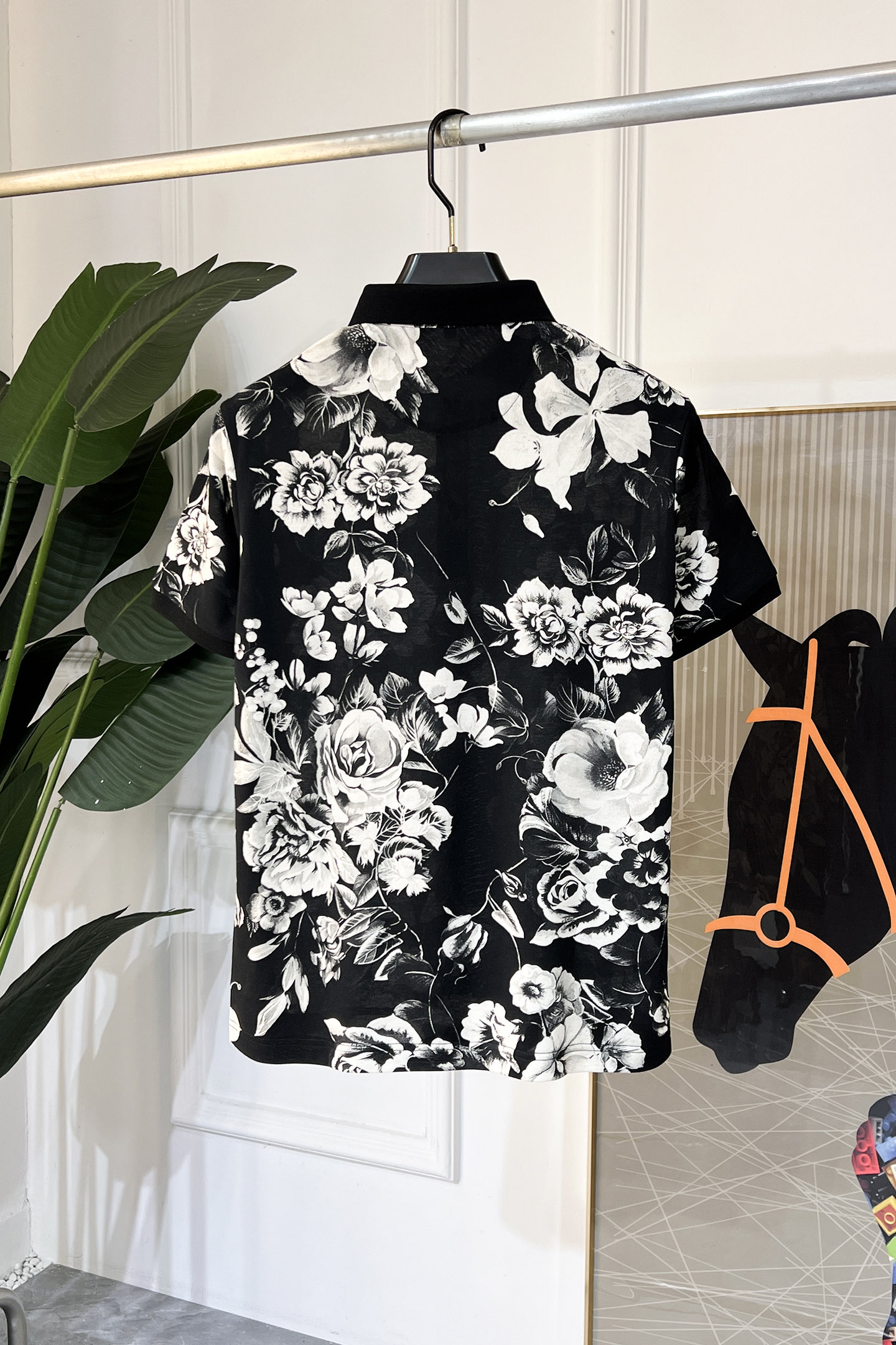 Floral Print Short Sleeve Polo Shirt - Fashionable and Comfortable 2 i1738640579024 1859 0 1