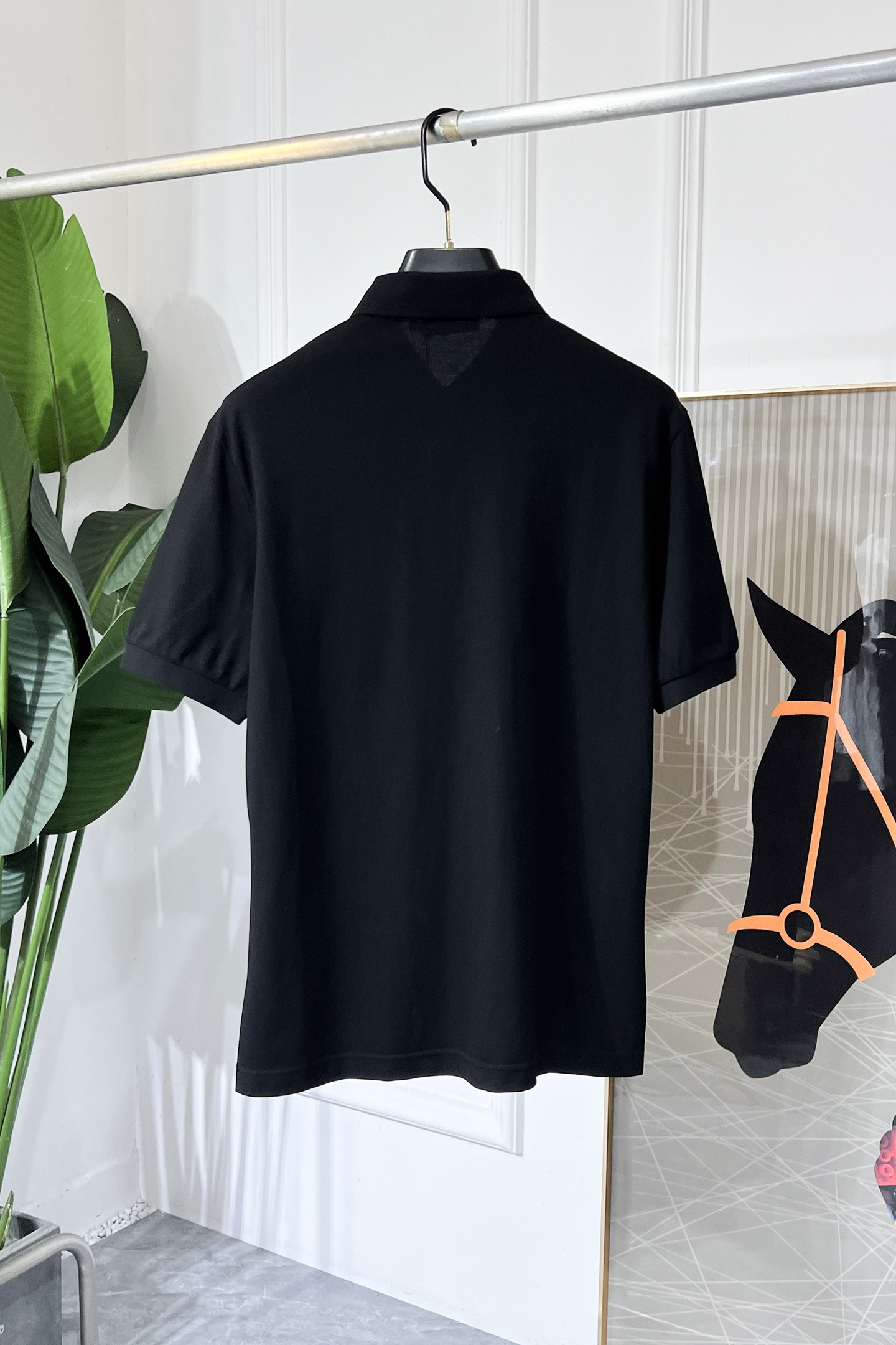 Dolce & Gabbana Black Polo Shirt with Floral Embroidery - Slim Fit 3 i1750747115720 6999 0 1