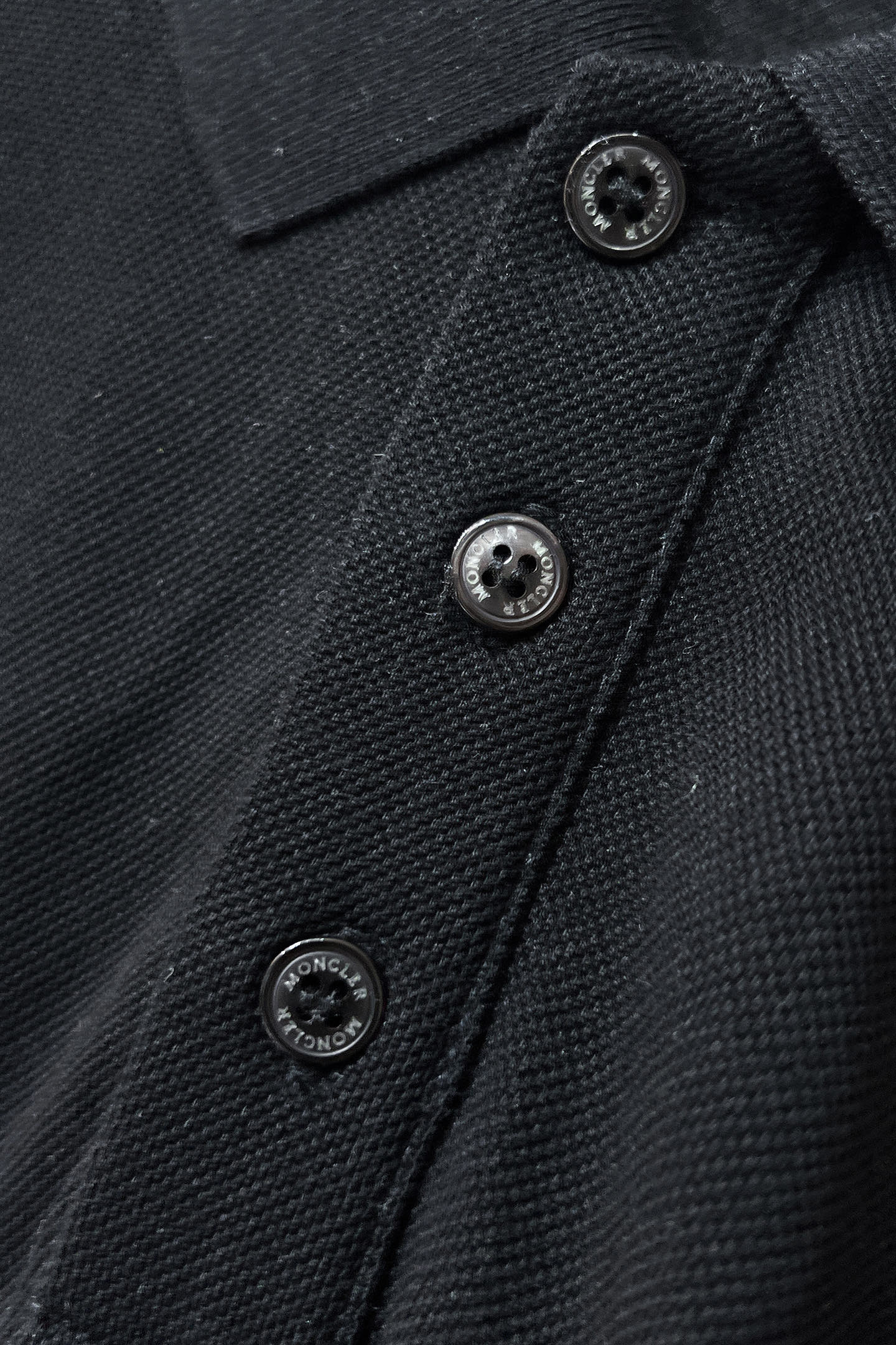 Moncler Men's Black Polo Shirt | Short Sleeve, Logo Design, Cotton Blend 7 i1750747164231 5531 0 6