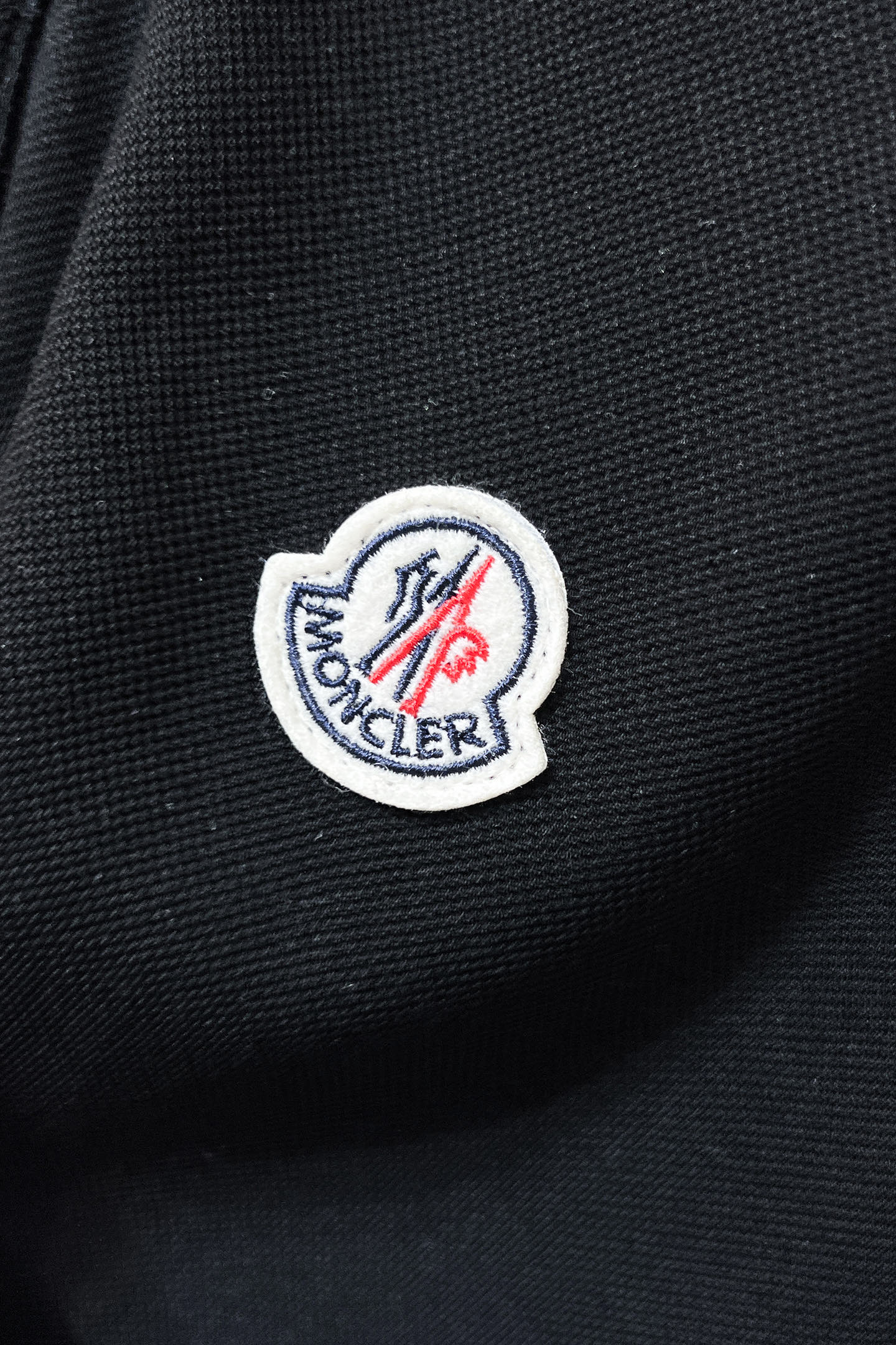 Moncler Men's Black Polo Shirt | Short Sleeve, Logo Design, Cotton Blend 4 i1750747165591 8604 0 3