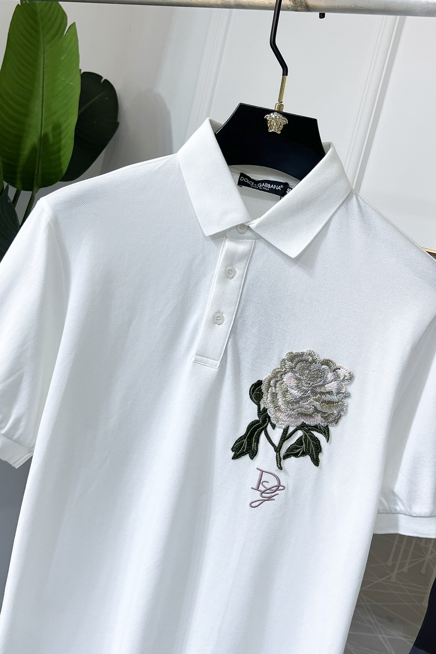 Dolce & Gabbana Polo Shirt with Floral Embroidery - Spring/Summer Collection 4 i1750747221279 4856 0 2