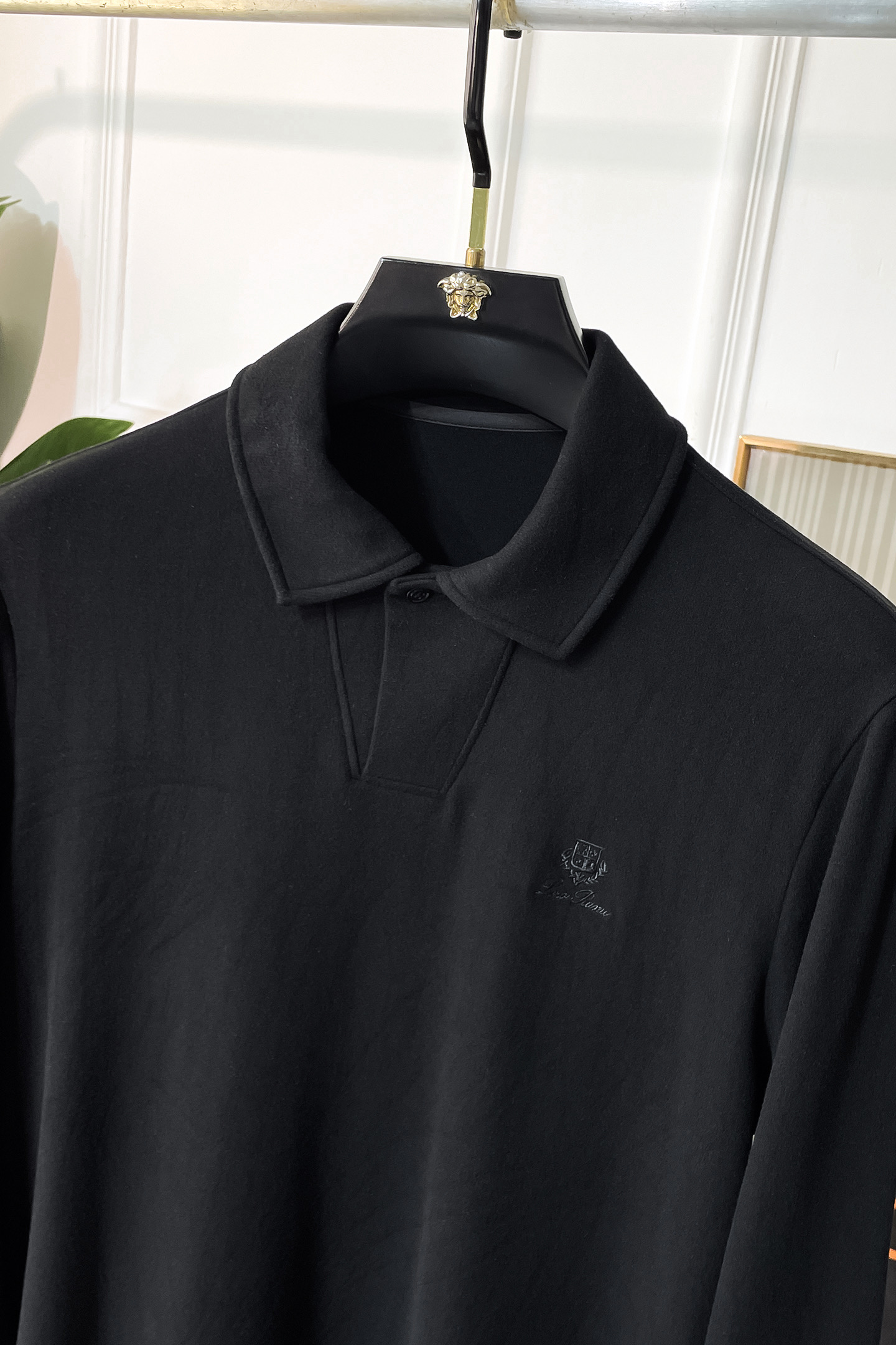 Loro Piana Men's Long Sleeve Polo Shirt - Casual Fashion Top, Premium Cotton 6 i1755497447263 2924 0 5