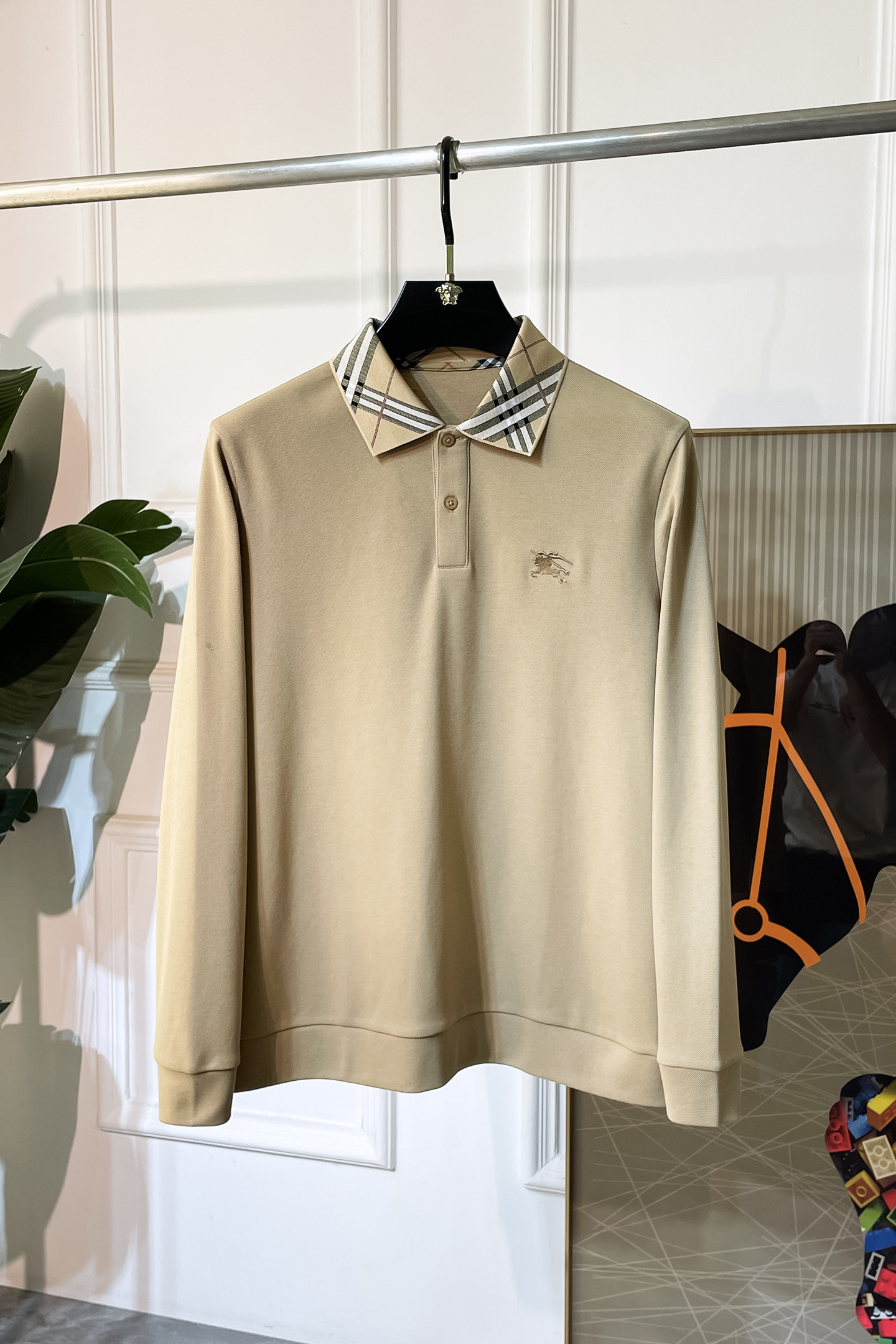 Burberry Long Sleeve Polo Shirt - Classic Style, Comfortable Fit, Sizes M-3XL 4 i1755497564364 8640 0 2