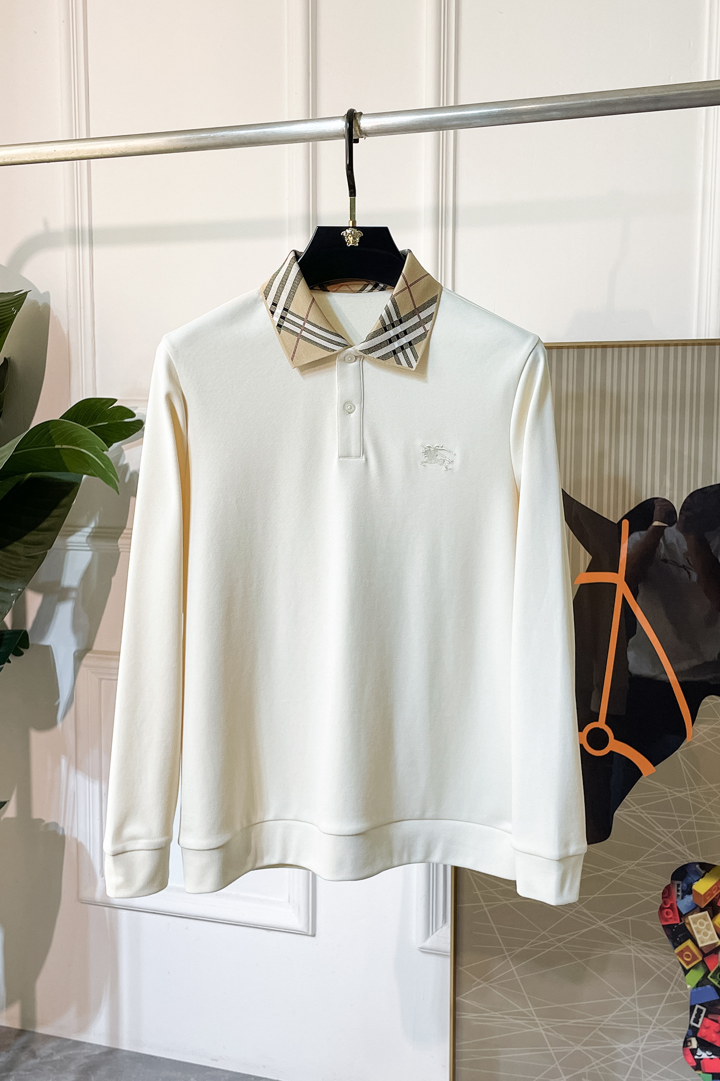 Burberry Long Sleeve Polo Shirt - Classic Style, Comfortable Fit, Sizes M-3XL 2 i1755497564368 4355 0 0