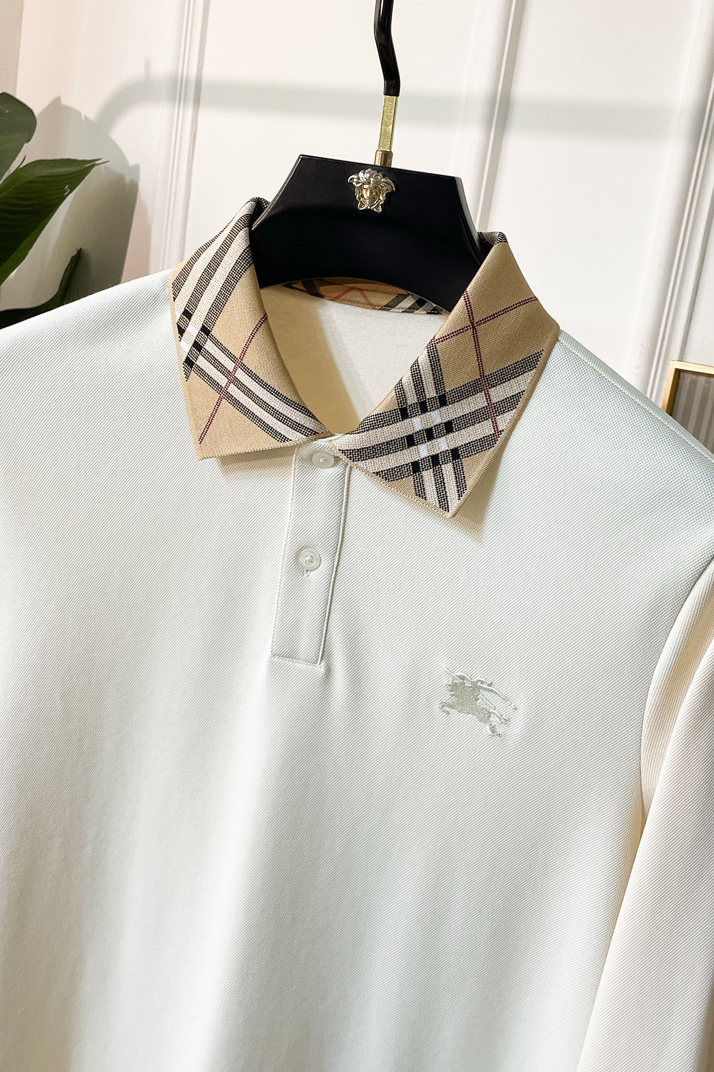 Burberry Long Sleeve Polo Shirt - Classic Style, Comfortable Fit, Sizes M-3XL 7 i1755497565532 5768 0 5