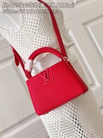Louis Vuitton LV Capucines Bags Handbags Red Taurillon Cowhide Mini m11798 1 Louis Vuitton LV Capucines Bags Handbags Red Taurillon Cowhide Mini m11798