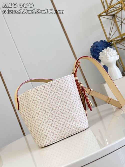 All In BB Handbag, Monogram Coated Canvas, Sand Dune Color, 18 x 12 x 16 cm 1 All In BB Handbag, Monogram Coated Canvas, Sand Dune Color, 18 x 12 x 16 cm