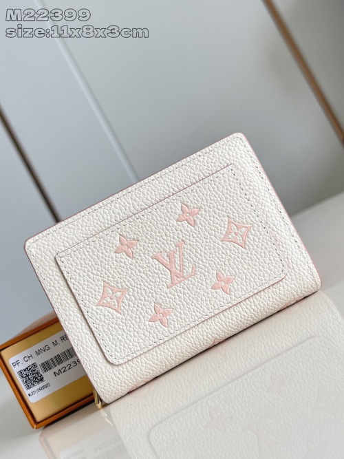 Louis Vuitton Monogram Empreinte Cléa Wallet - Stylish & Compact 1 Louis Vuitton Monogram Empreinte Cléa Wallet - Stylish & Compact