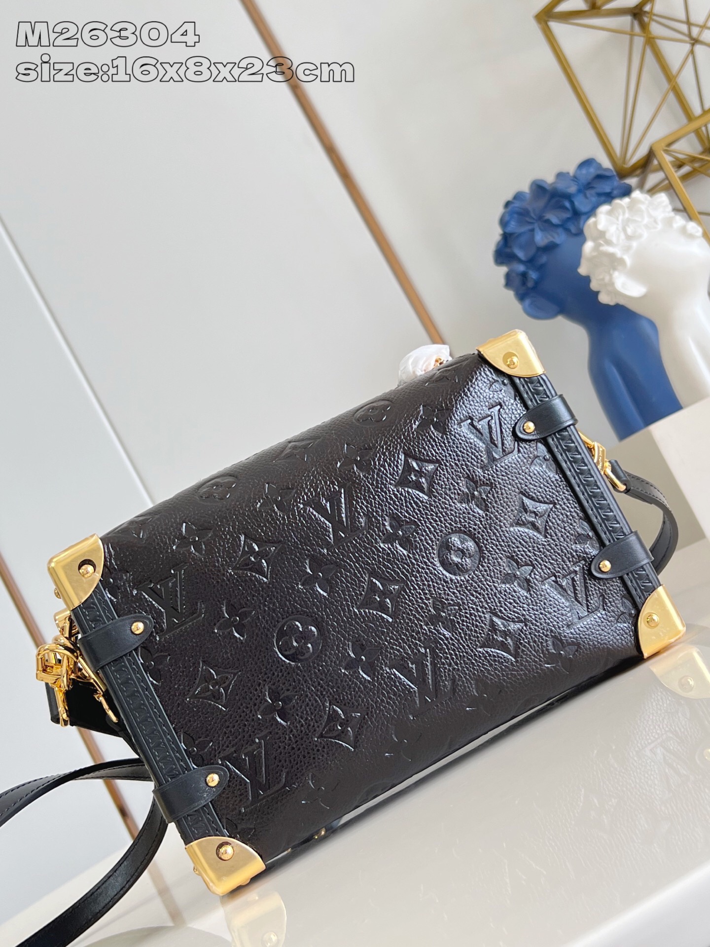 Louis Vuitton Side Trunk Monogram Saga Leather Medium Satchel Crossbody Bag 5 i1756835728188 4860 0 3