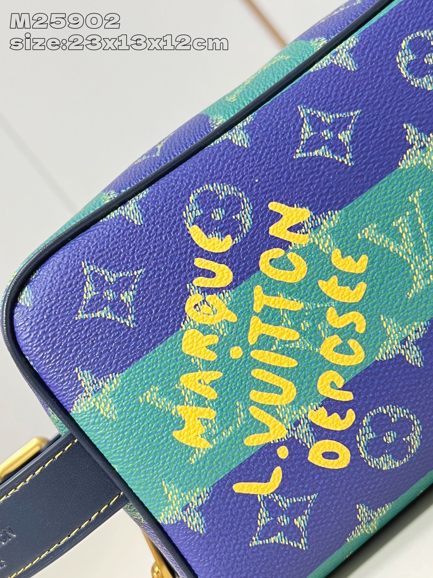 Louis Vuitton Locker Dopp Kit Monogram Canvas Toiletry Pouch - Blue/Green 2 i1758222806176 789 0 1