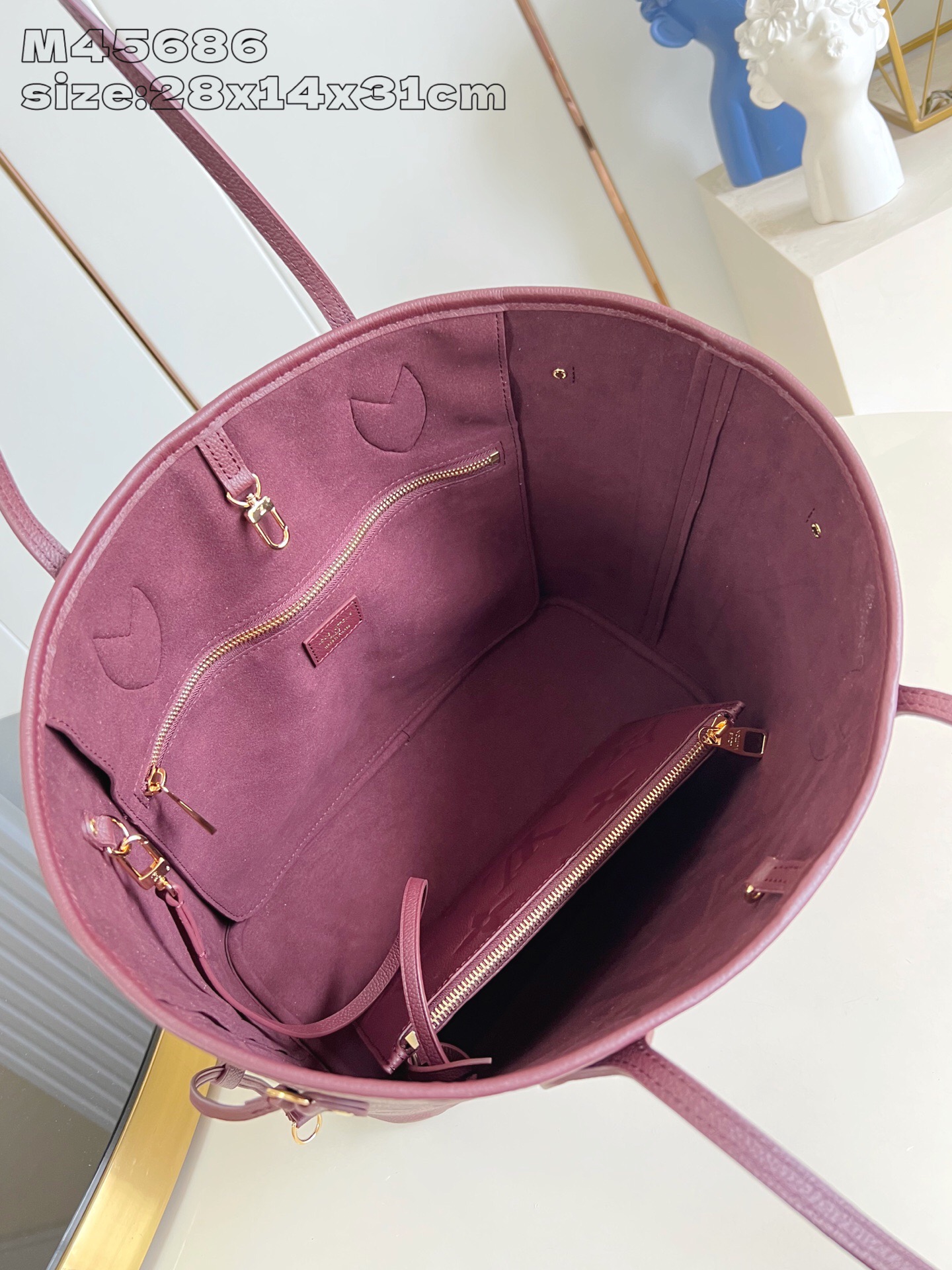 Louis Vuitton Neverfull Medium Tote Bag, Wine Red Epi Leather Monogram 8 i1758821766752 1234 0 6