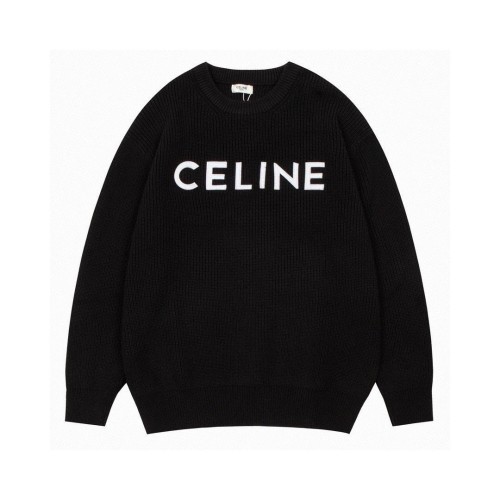 Celine Classic Embroidered Applique Round Neck Knitted Sweater High Quality 1 Celine Classic Embroidered Applique Round Neck Knitted Sweater High Quality