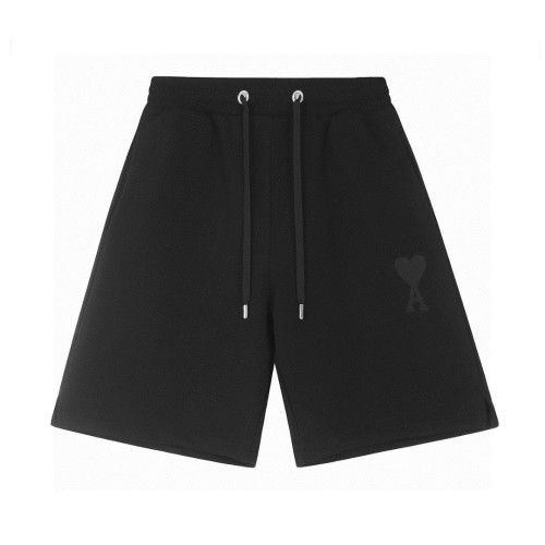 AMI Paris Classic Fit Shorts with Signature Ami de Coeur Embroidery 1 AMI Paris Classic Fit Shorts with Signature Ami de Coeur Embroidery