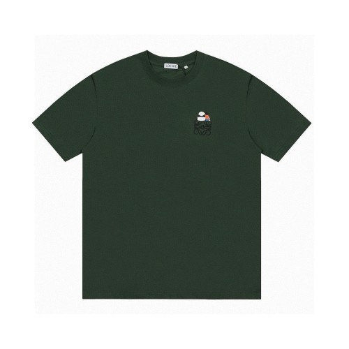 Loewe 25SS Panda Embroidered Short Sleeve T-Shirt - Premium Quality 1 Loewe 25SS Panda Embroidered Short Sleeve T-Shirt - Premium Quality