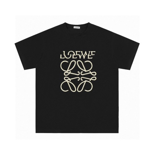 Loewe 25SS Classic Embroidered T-Shirt, Premium Quality, Comfortable Fit 1 Loewe 25SS Classic Embroidered T-Shirt, Premium Quality, Comfortable Fit
