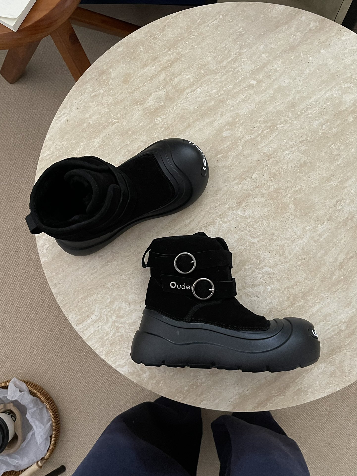 “Adjustable Snow Boots with Classic Big Head Design for Size 35-40” - 图片 2
