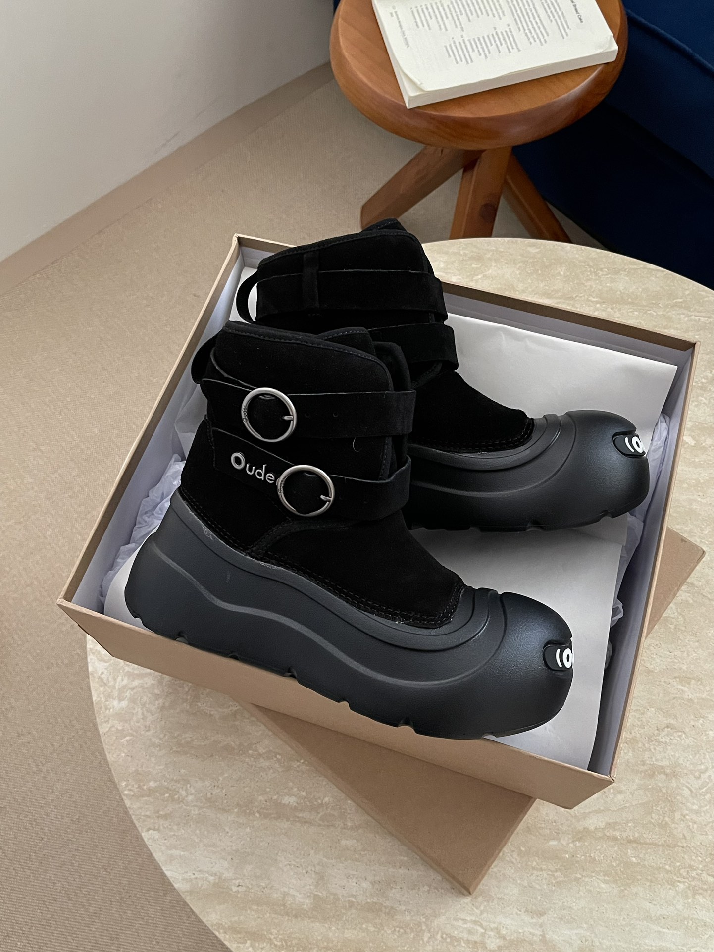 “Adjustable Snow Boots with Classic Big Head Design for Size 35-40” - 图片 4