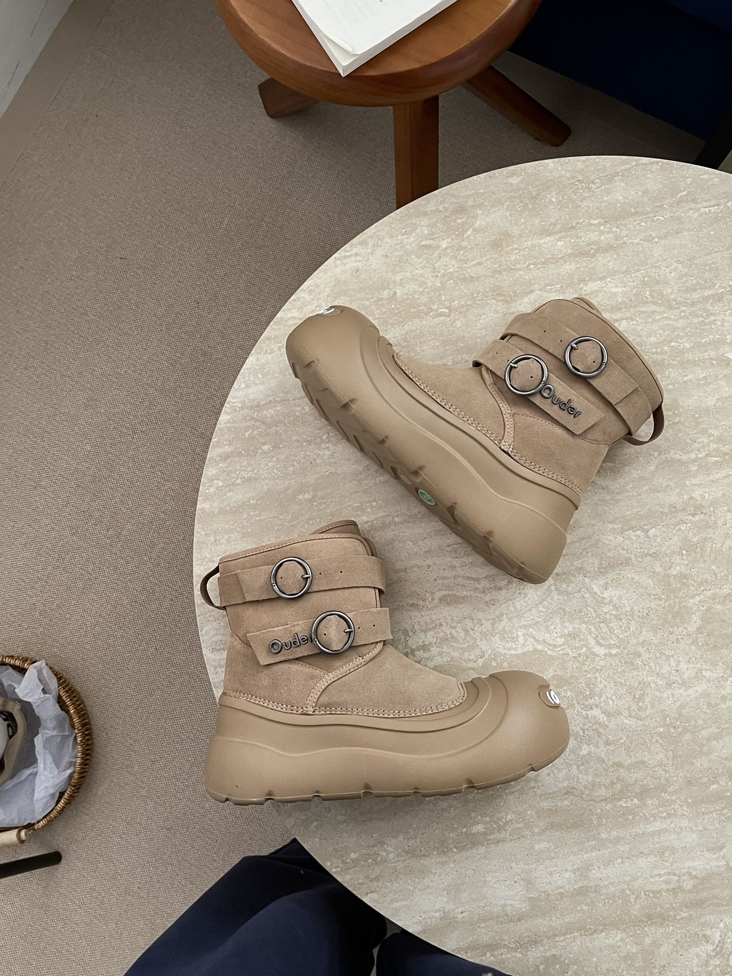 Adjustable Big Head Design Sandals with Stretchy Fit and Easy Wear, Size 35-40 - 图片 3