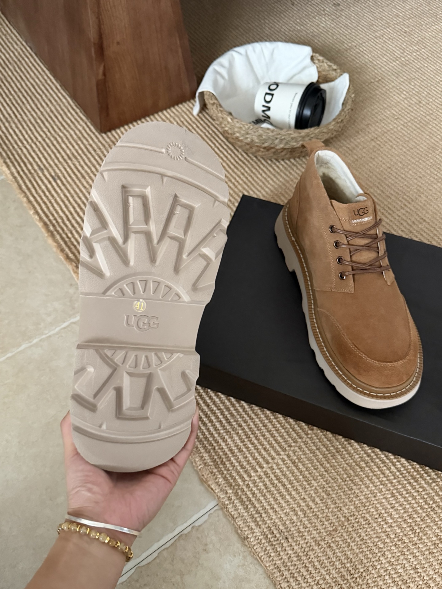 🔥𝐔*𝐠 ₂₀₂₅ . 拉格休闲靴（系带款）全手工制作高丝光牛反绒 配色非常高级又休闲 内里羊毛上脚一点