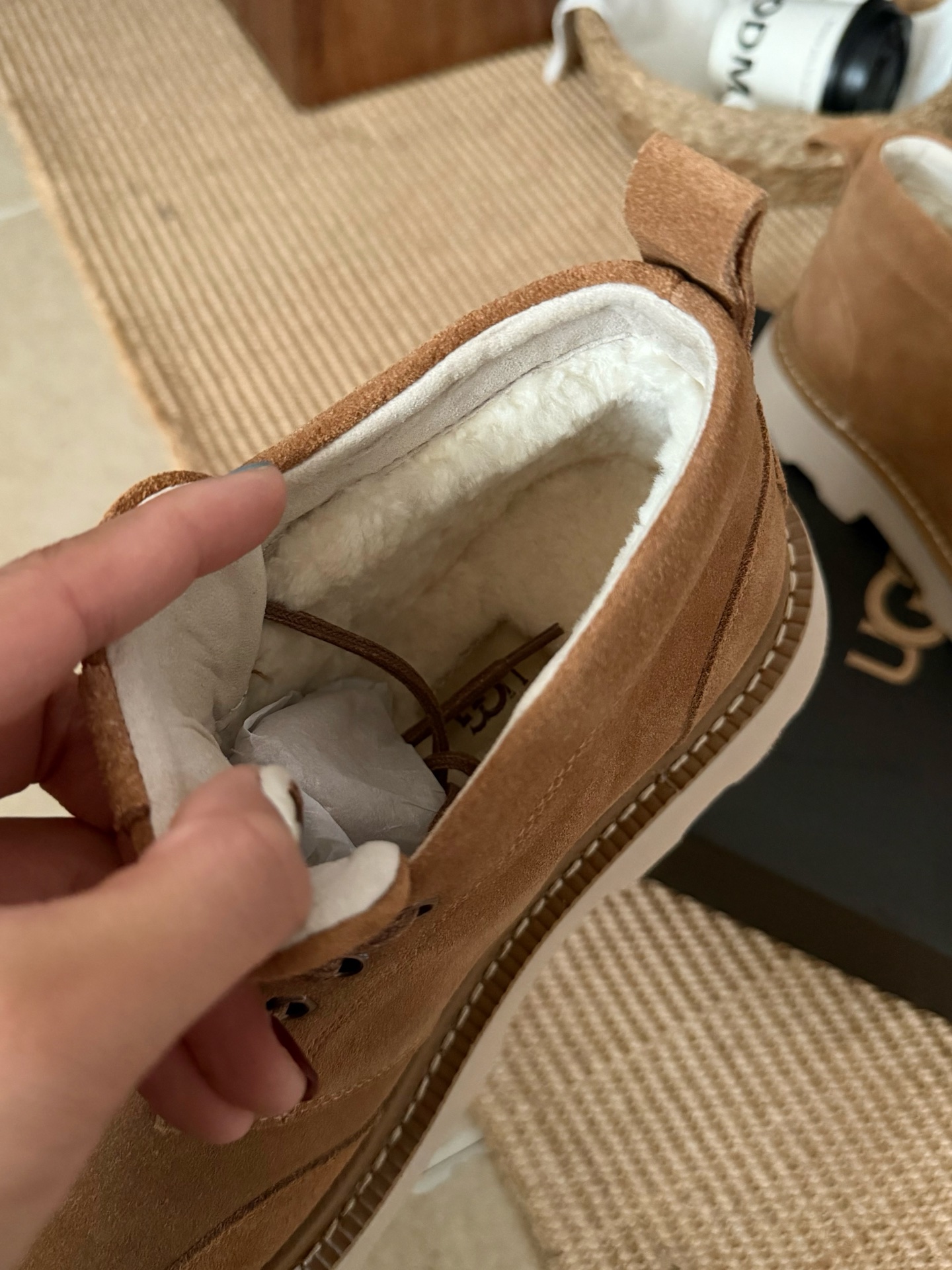 🔥𝐔*𝐠 ₂₀₂₅ . 拉格休闲靴（系带款）全手工制作高丝光牛反绒 配色非常高级又休闲 内里羊毛上脚一点