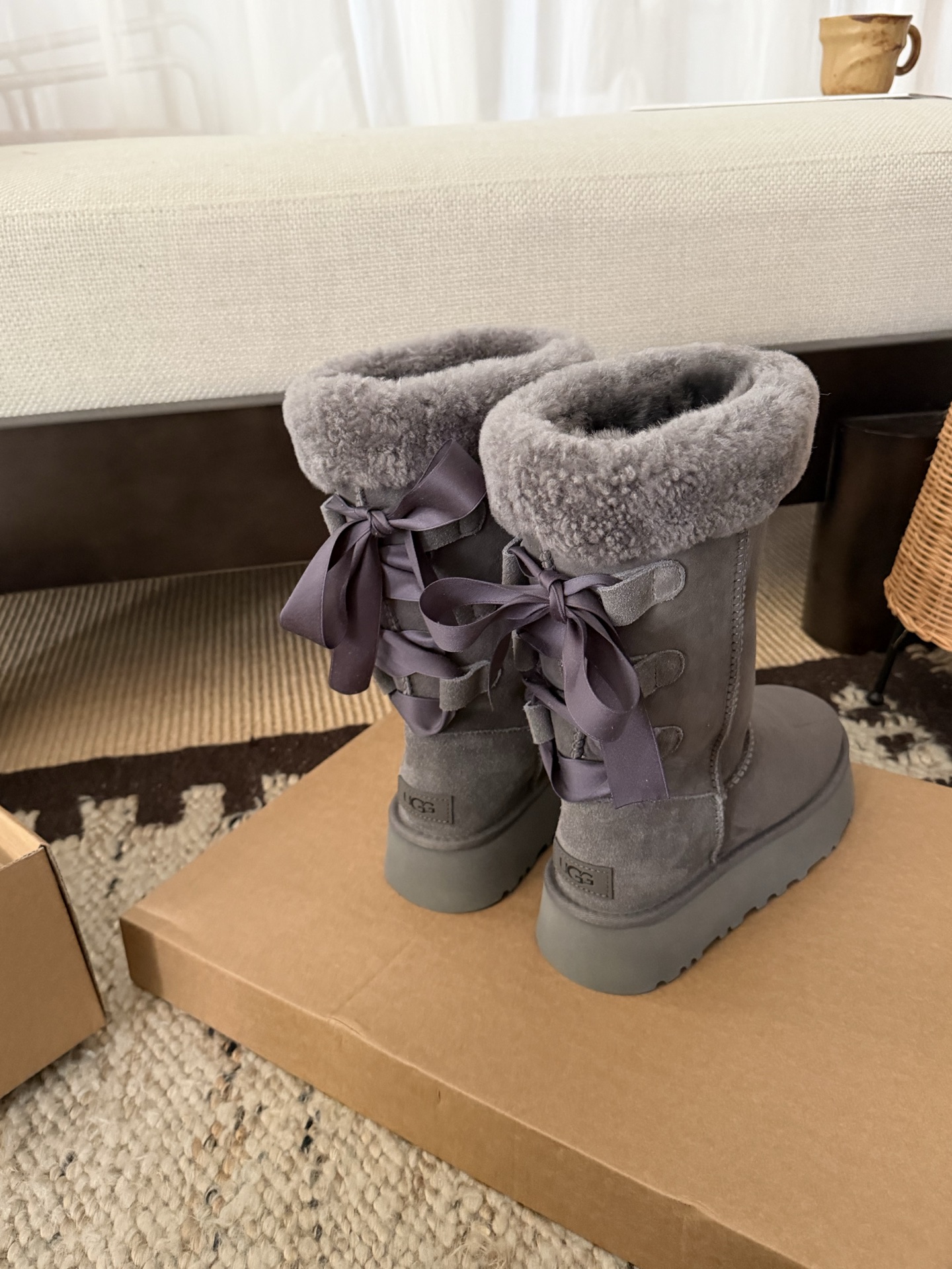 NO:616786,Gray details., snow boots, boots19860909灰色细节.,雪地靴,boots,Women's Shoes